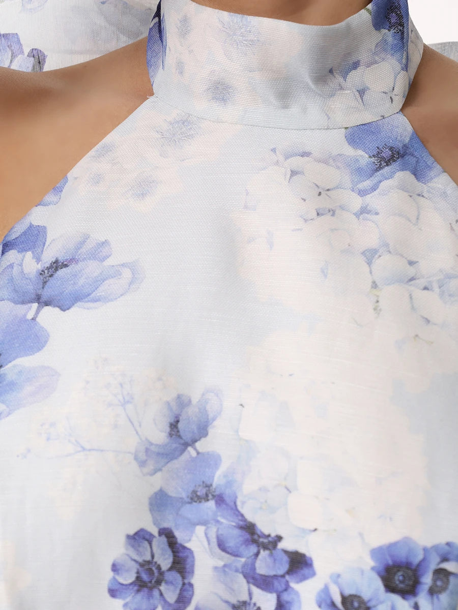 Платье из шелка и льна E Toile Bleus 6
