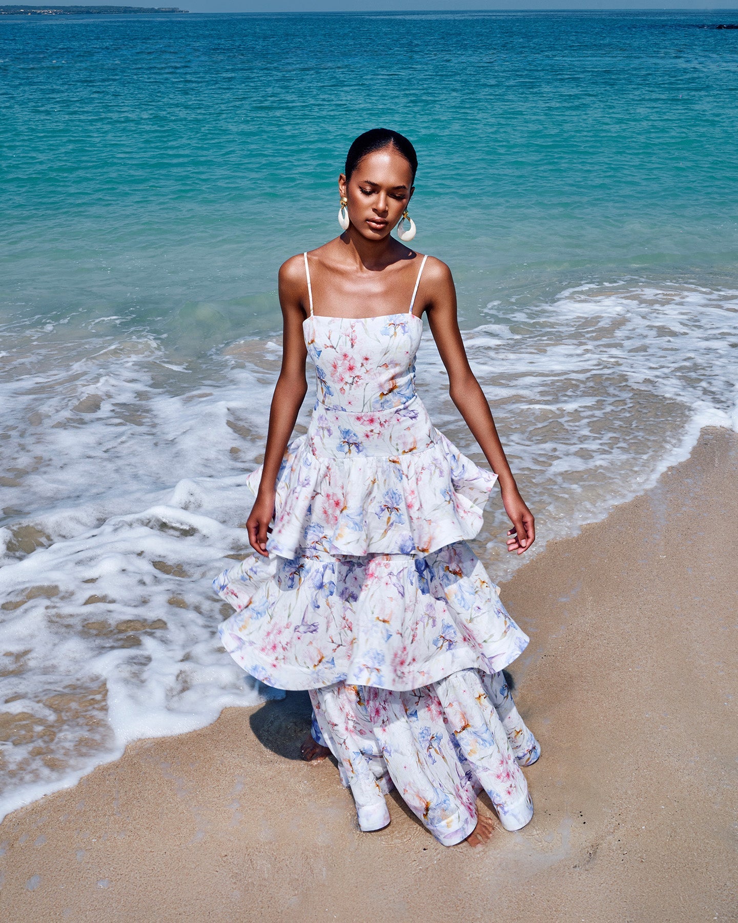 Eustoma Maxi Dress