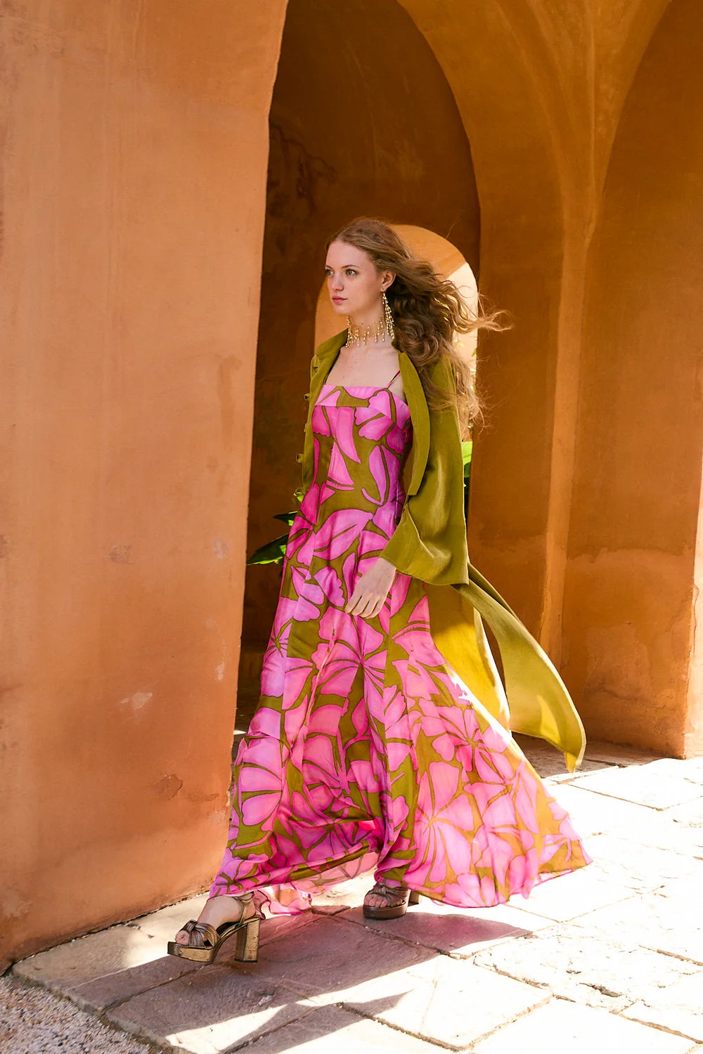 CORINTIA FIJI STRAWBERRY DRESS