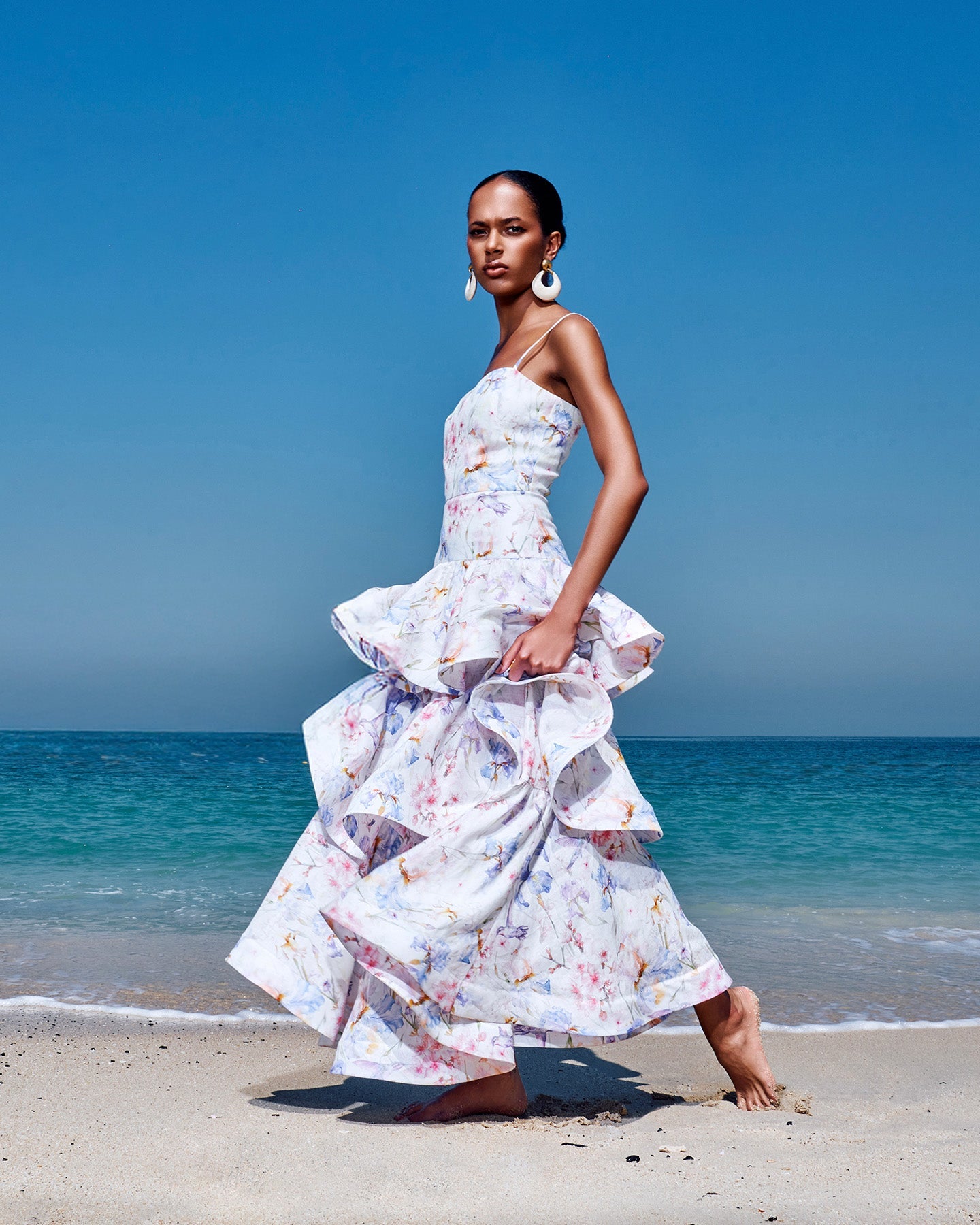 Eustoma Maxi Dress