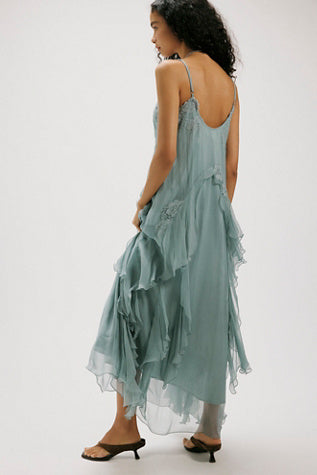 Floating Angel Chiffon Maxi Dress