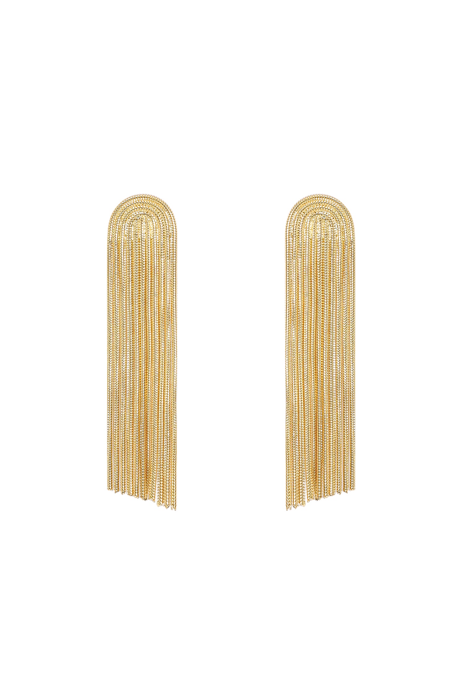Kiwis Circle Tassel Earrings