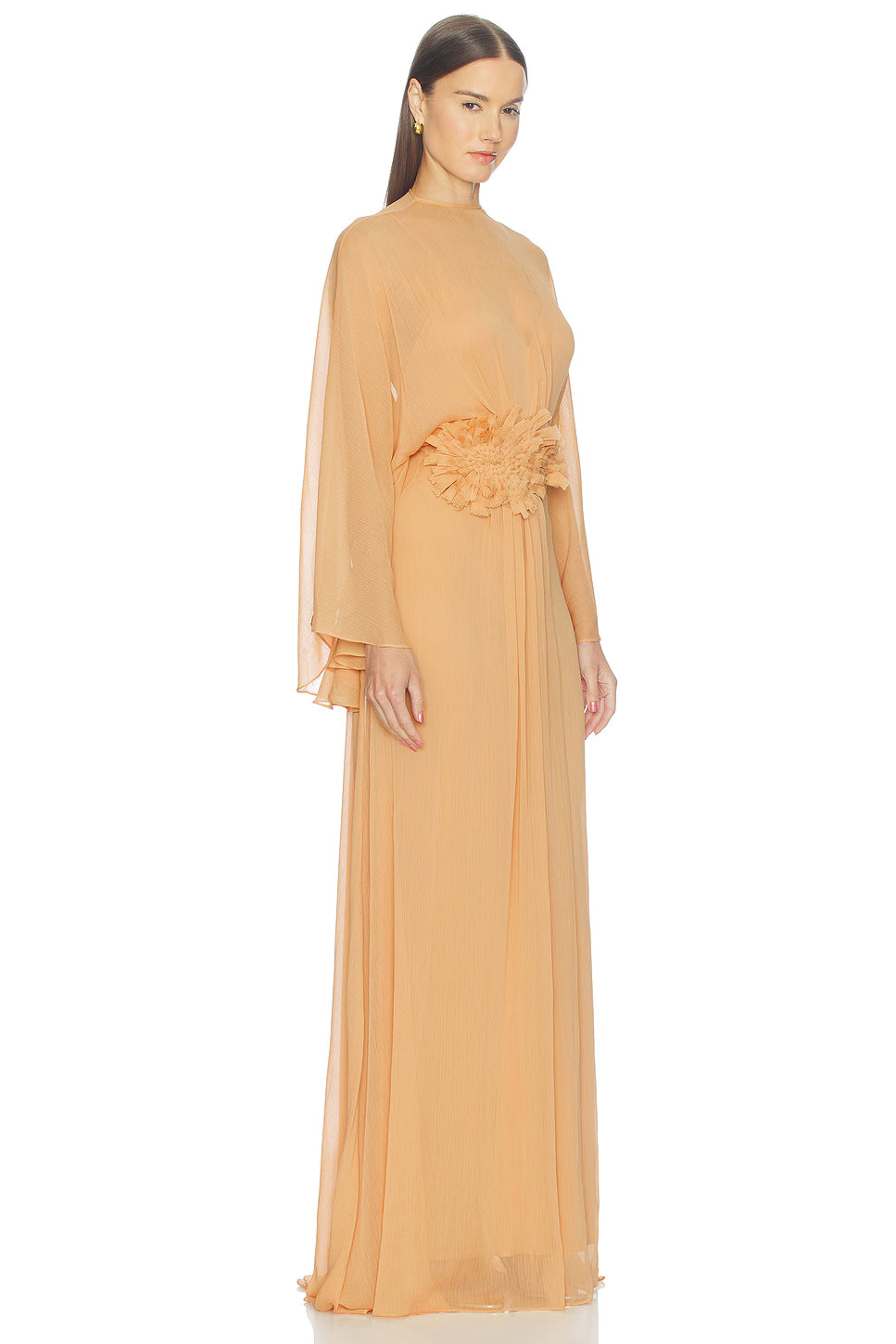 Ondessa 3D Floral Waist Evening Dress