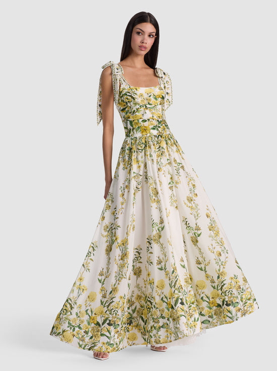 HAVEN FLARED MAXI DRESS 1