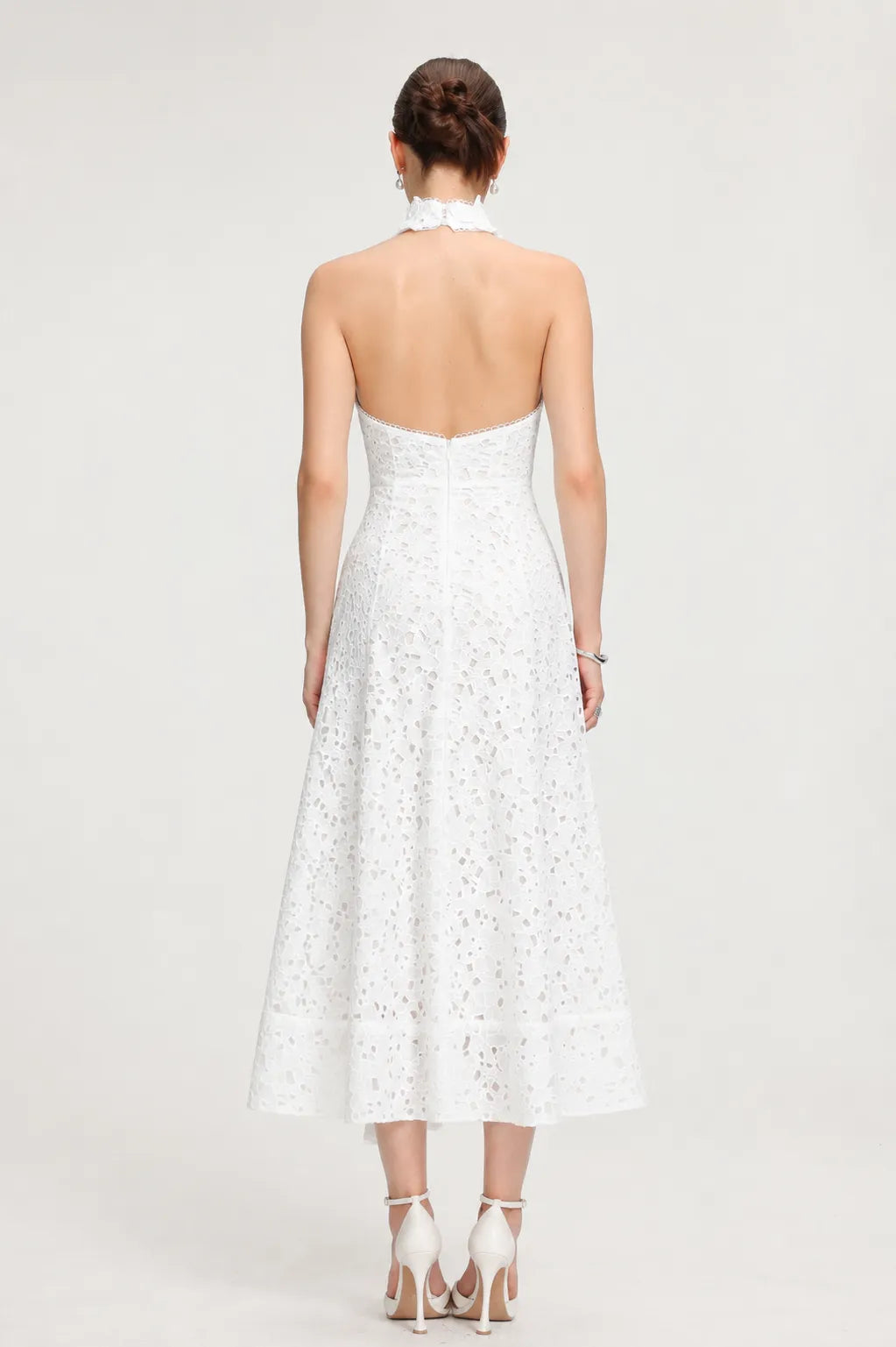 Nuvola Halter Midi Dress
