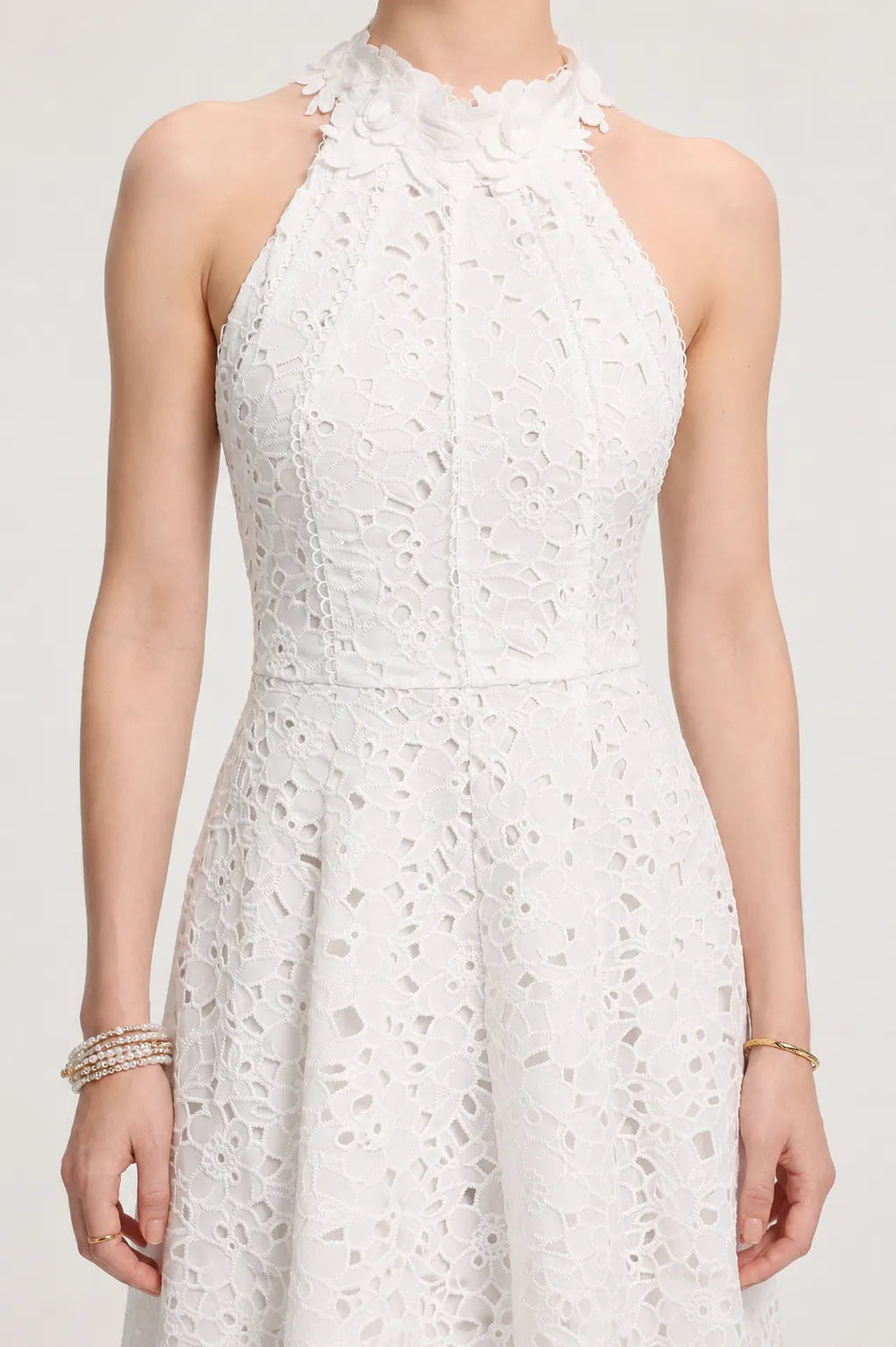 Nuvola Halter Midi Dress