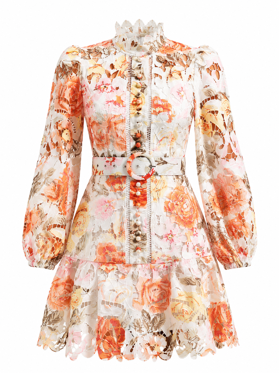 Jenny Printed Cutout Mini Dress