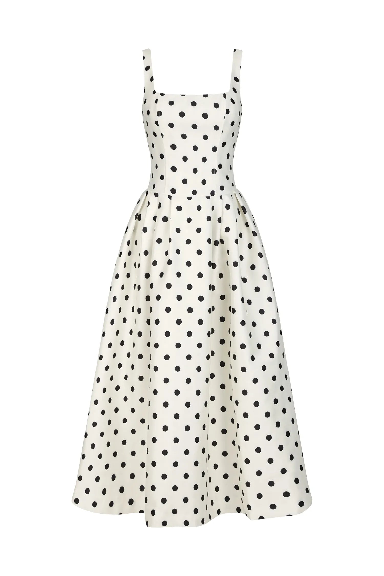Zada Sleeveless Wave Point Maxi Dress
