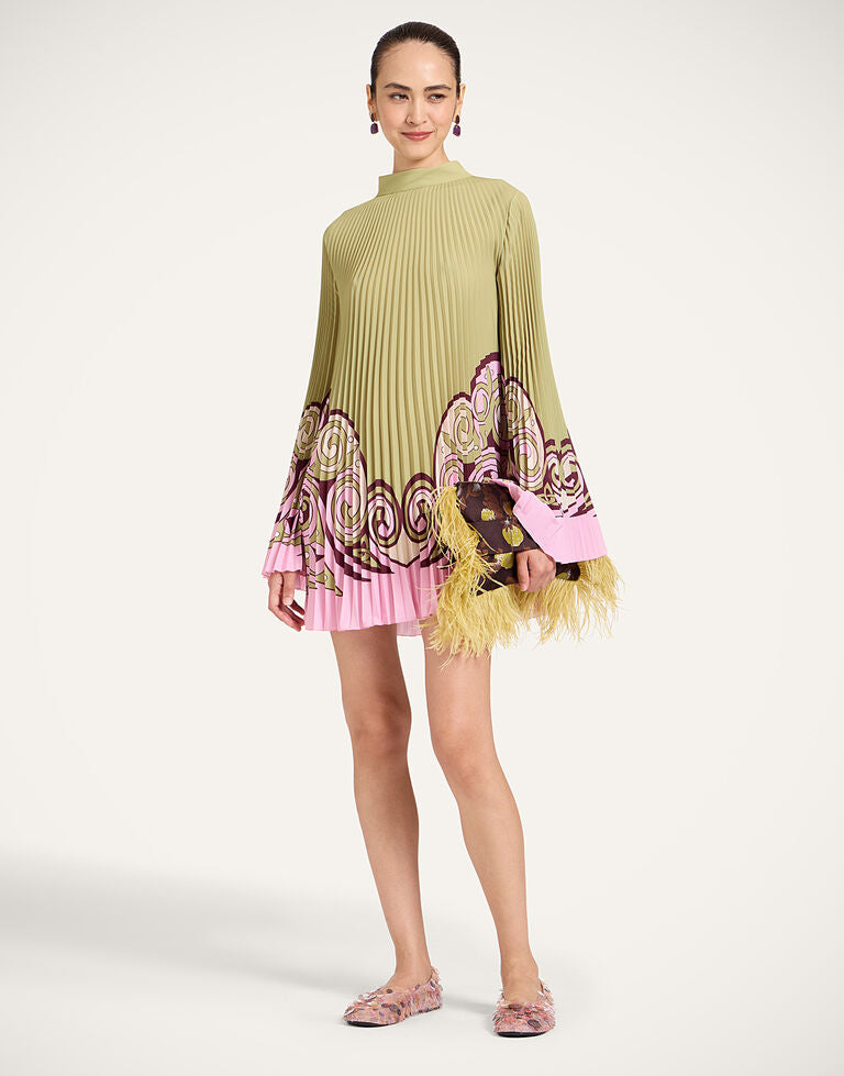 Twirling Tunic Kells Swirl Placée Green