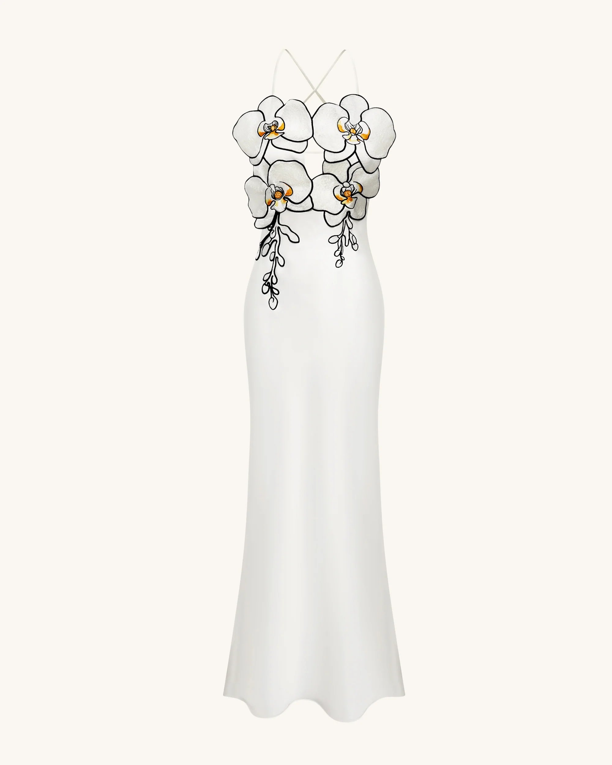 Orchid Embroidered Dress
