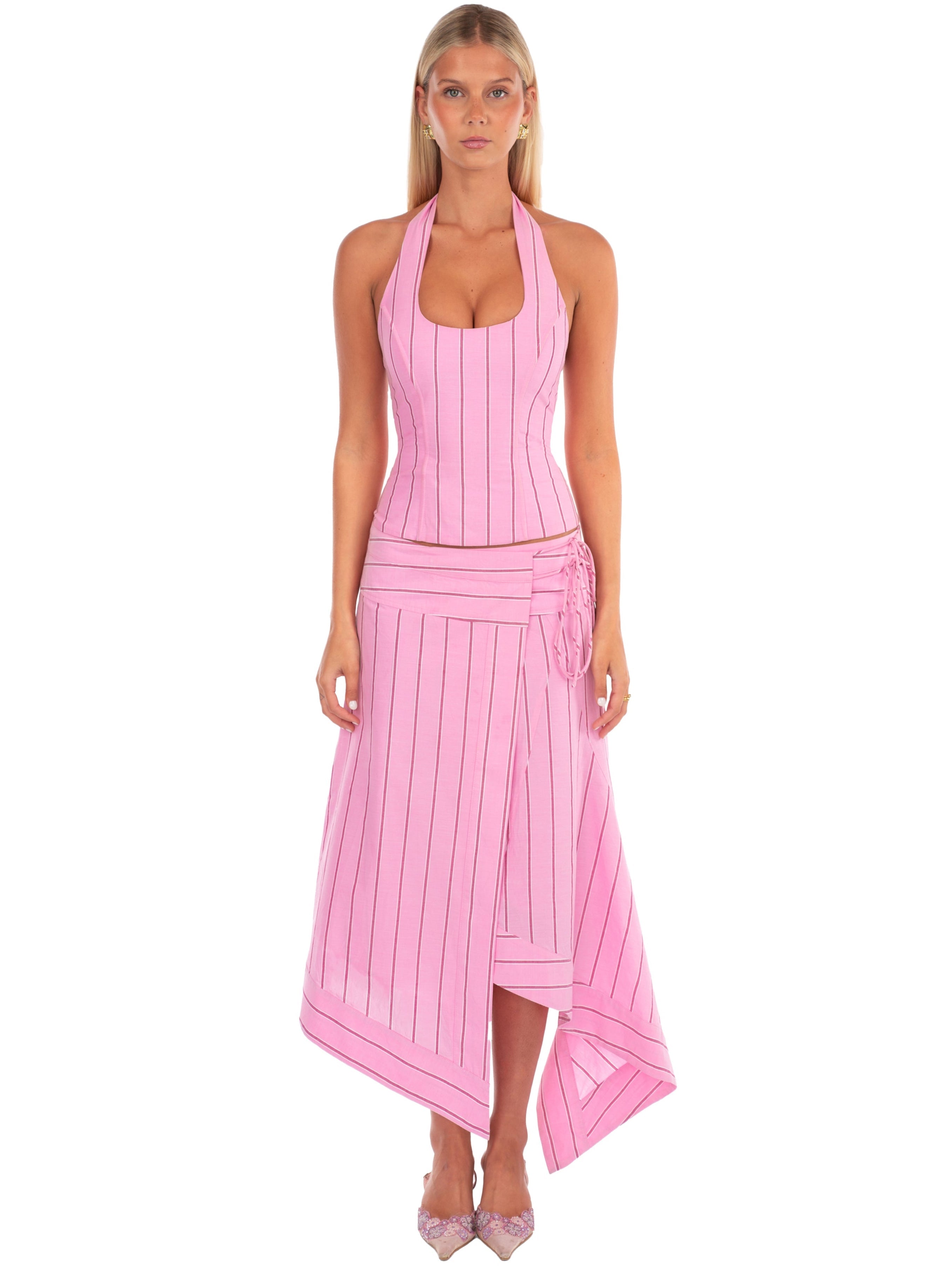 Sabrina Wrap Skirt | Sangria 1