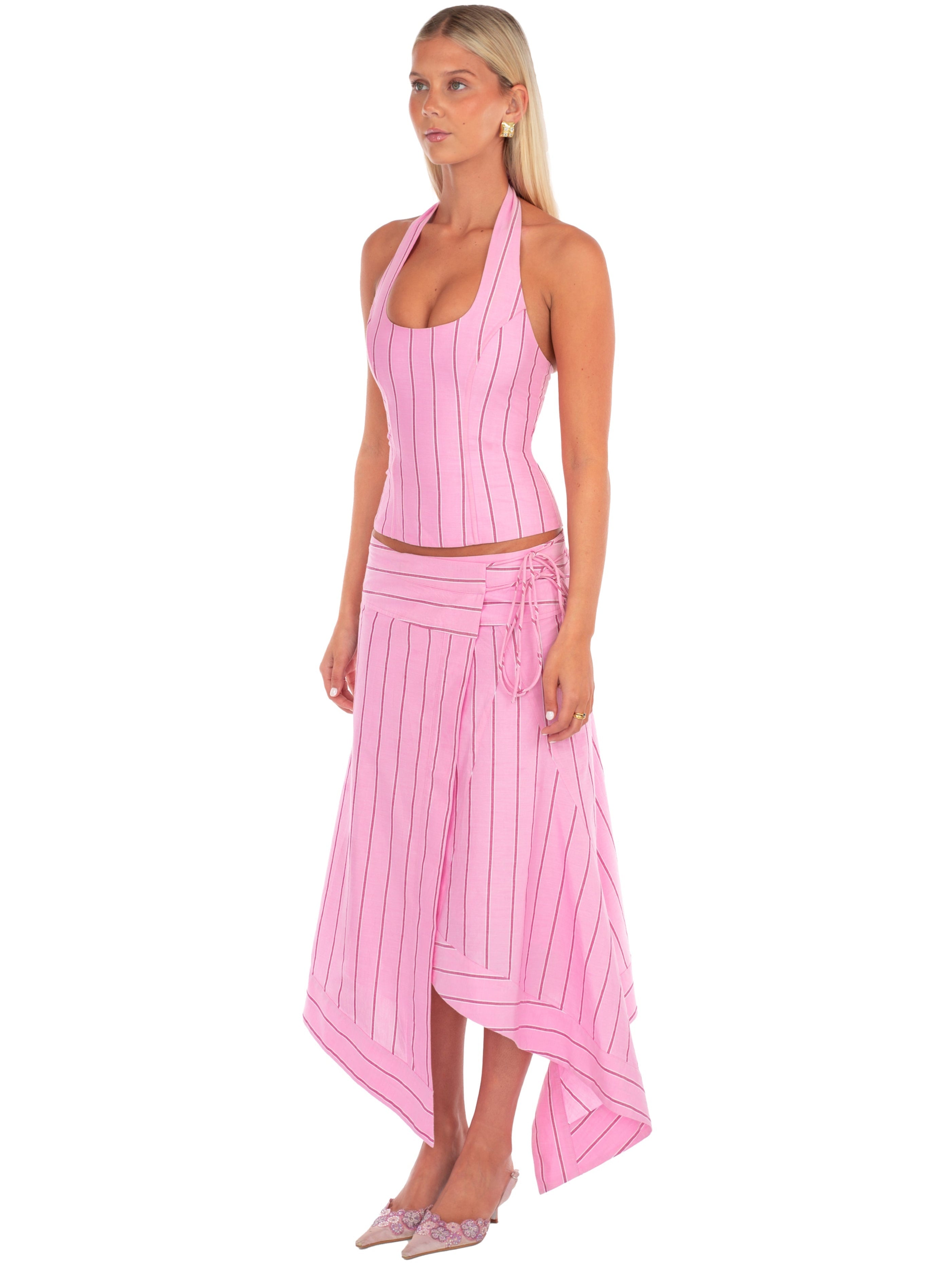 Sabrina Wrap Skirt | Sangria 4