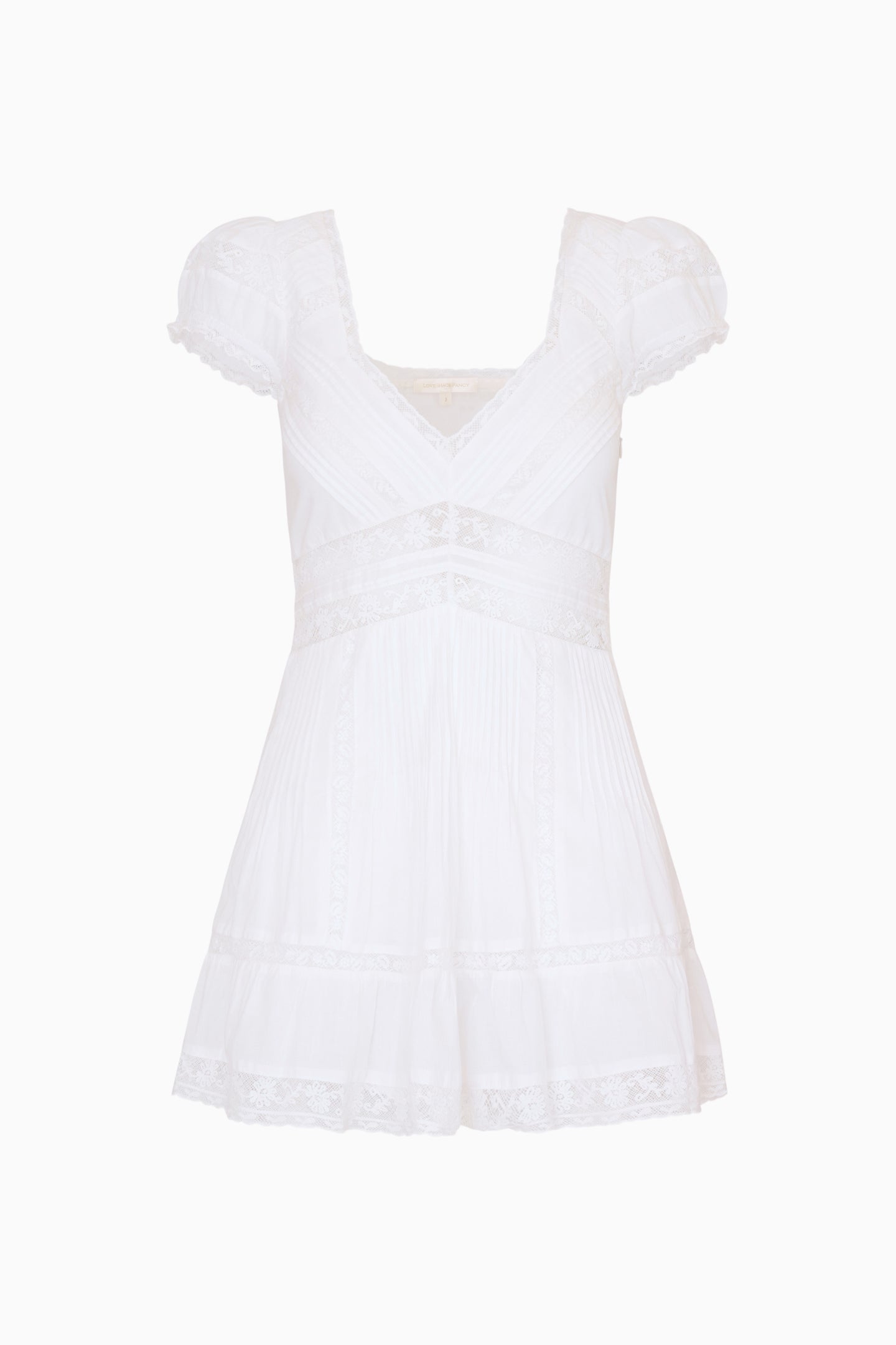 Edena Cotton Victorian Mini Dress 6