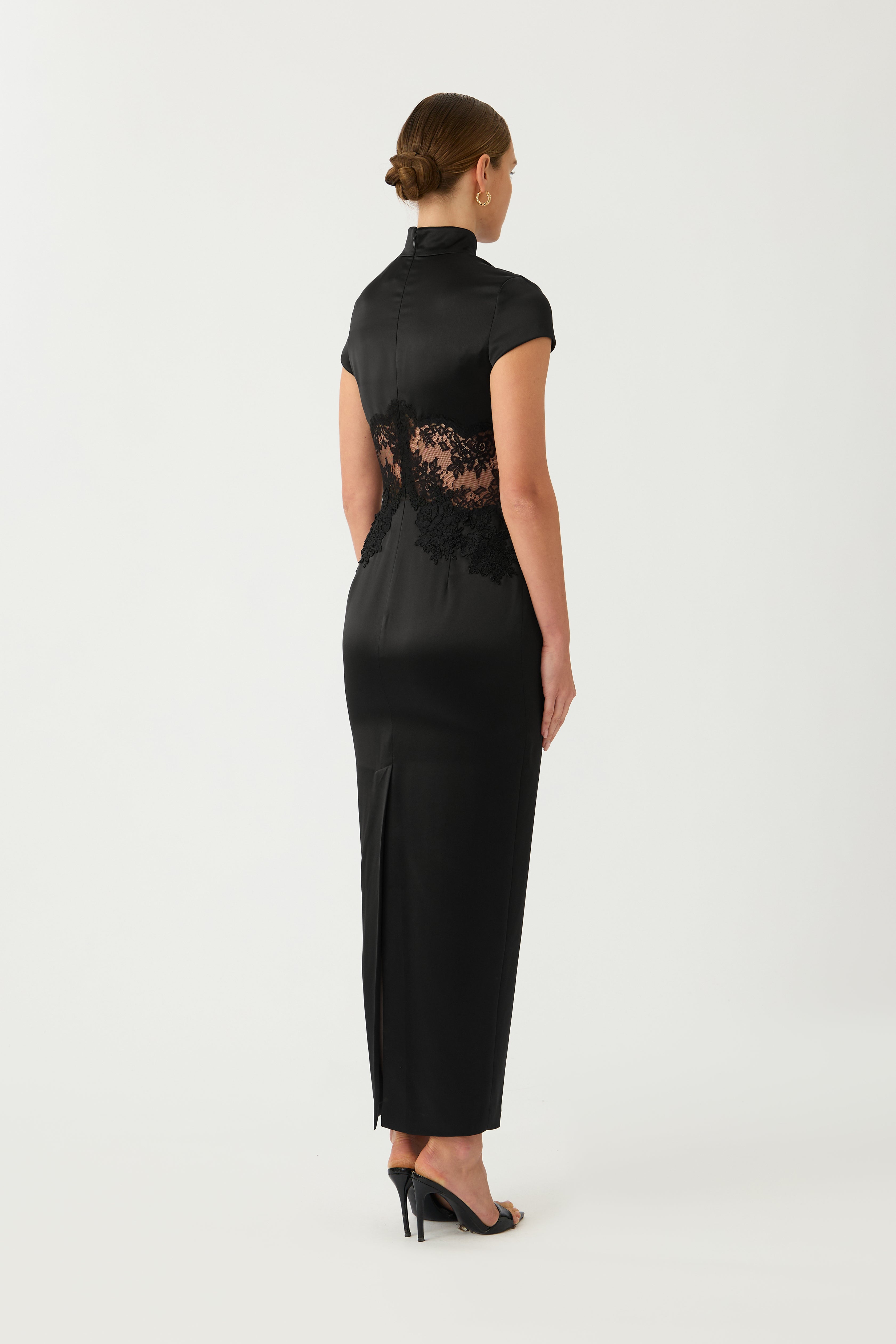 Charlize Satin Dress