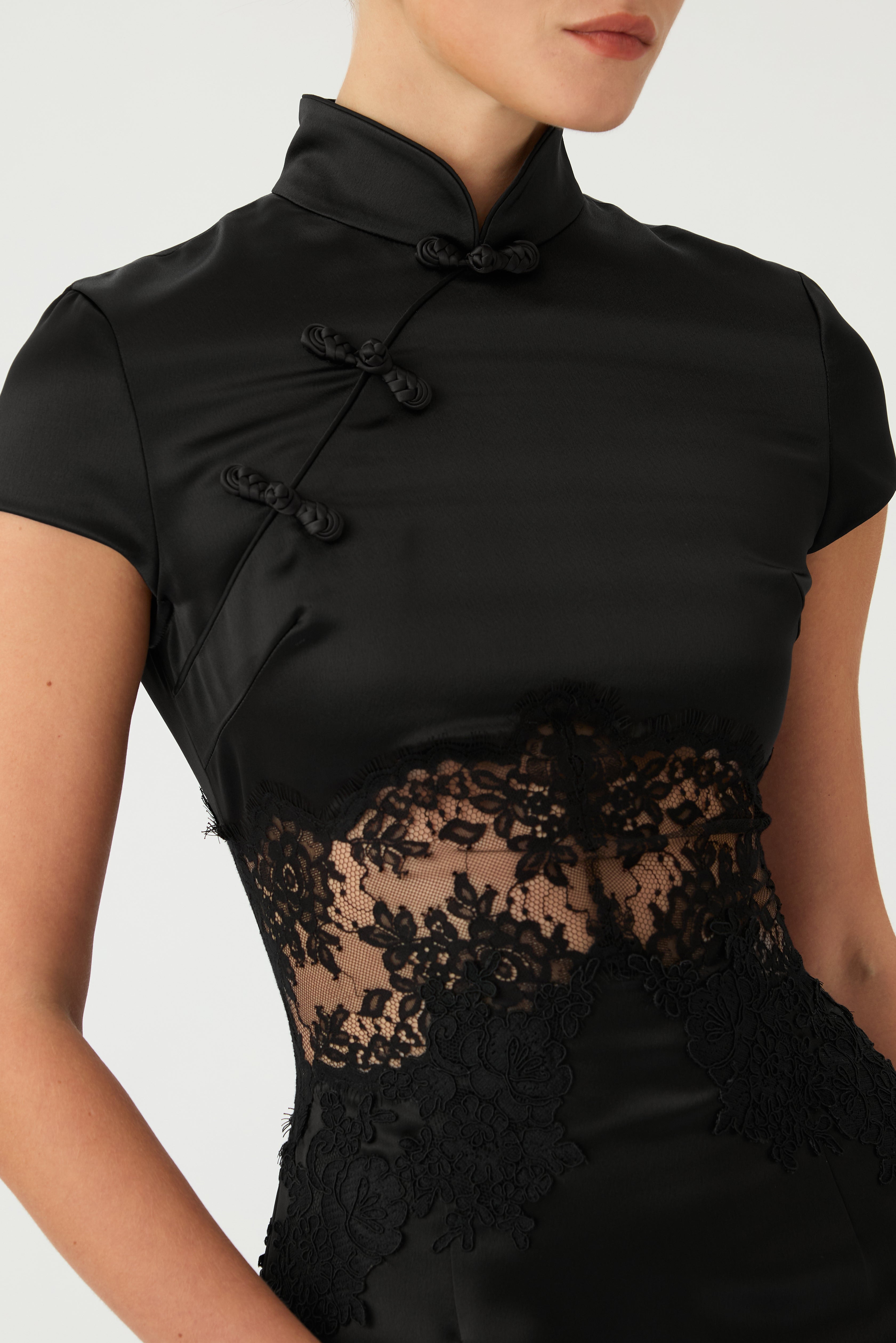 Charlize Satin Dress