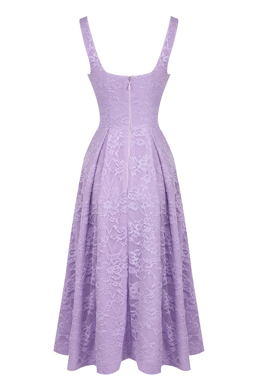 Floral Burnout Bridesmaid Dress in Lavender