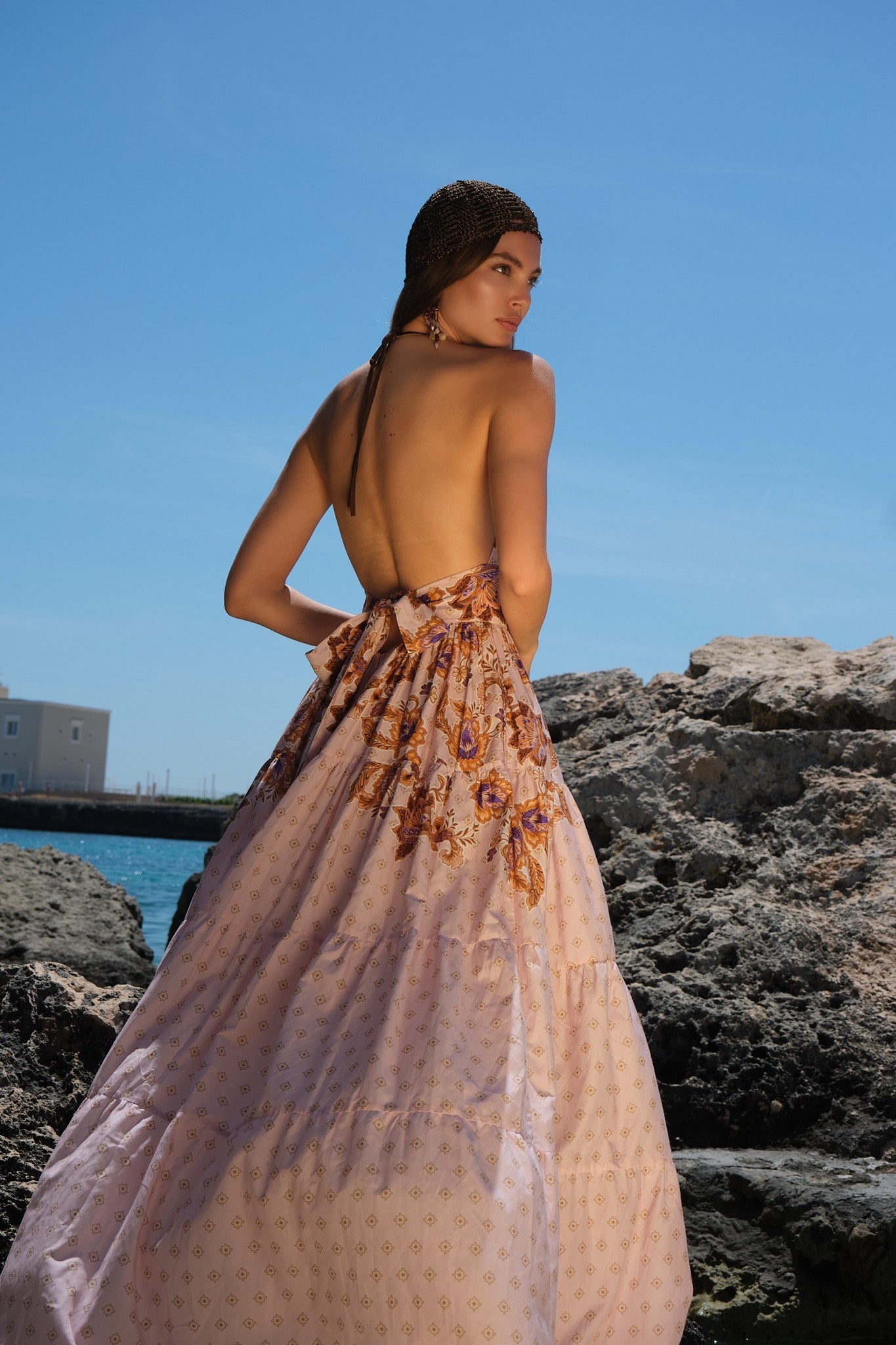 CLOVER DRESS - SCARF PRINT 4