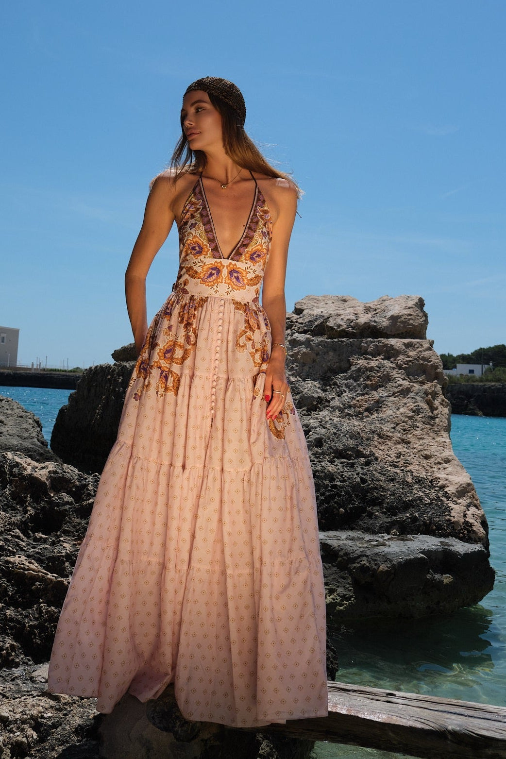 CLOVER DRESS - SCARF PRINT 2
