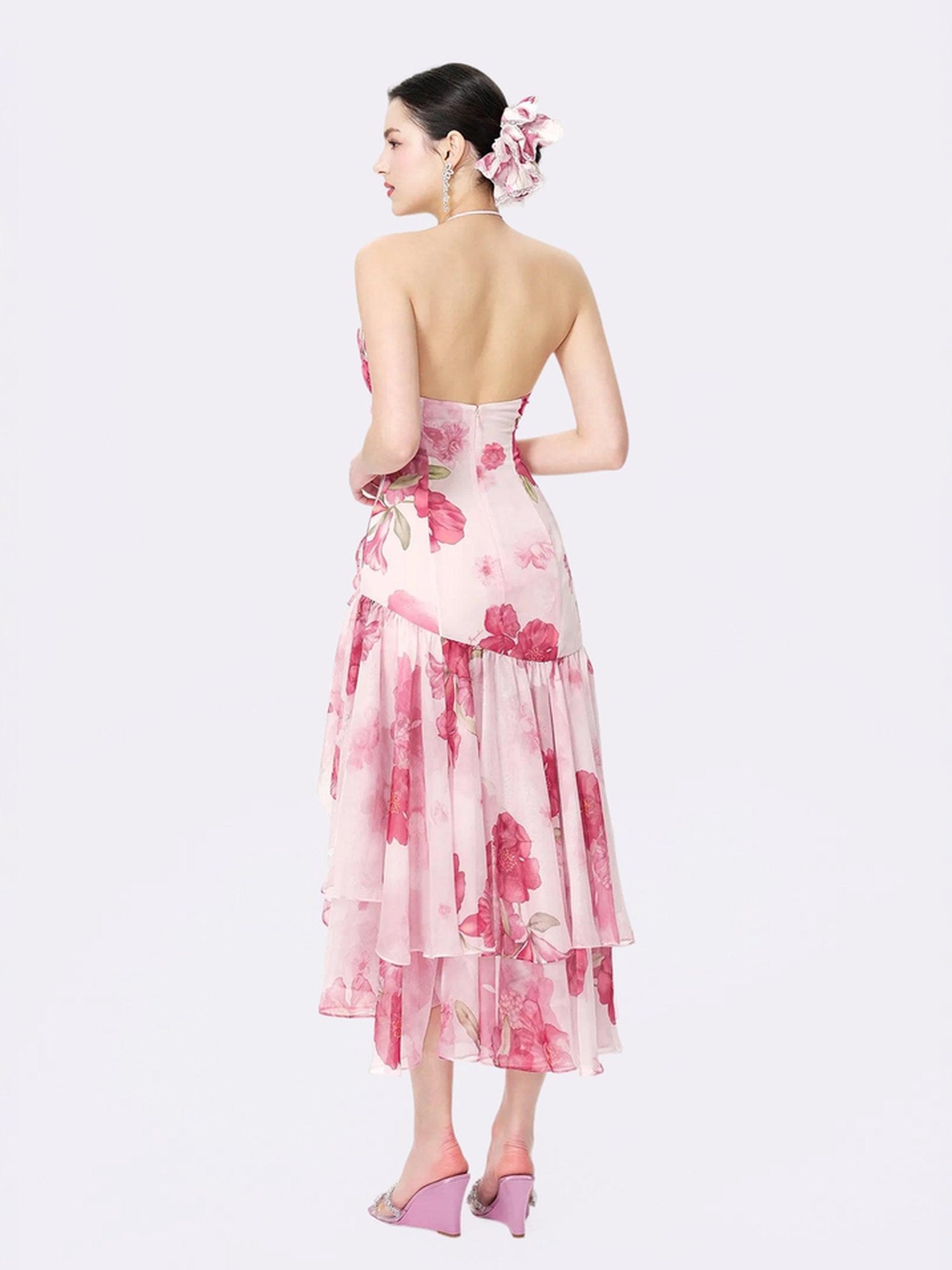 Vivienne Dress (Pink) 8
