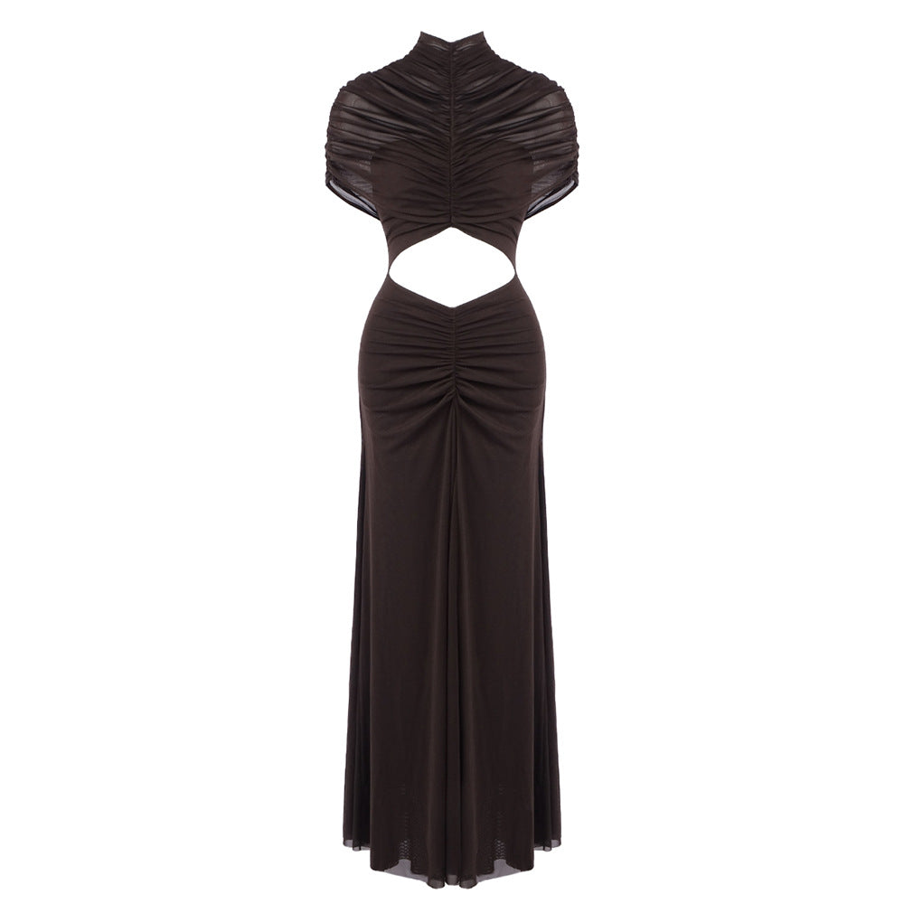 Large skirt mesh dress
