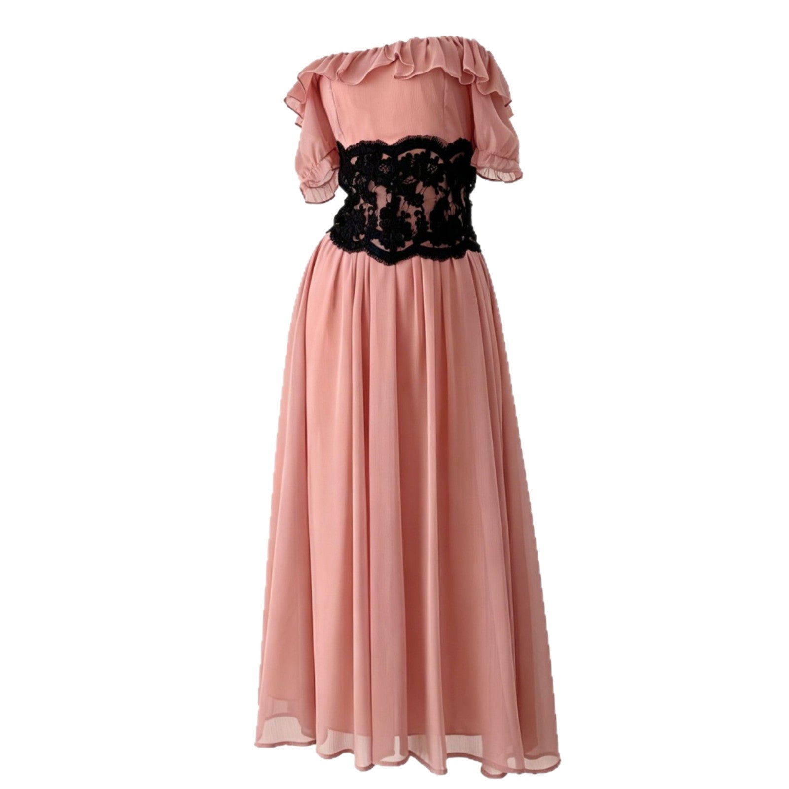 Seren Off Shoulder Lace Maxi Dress
