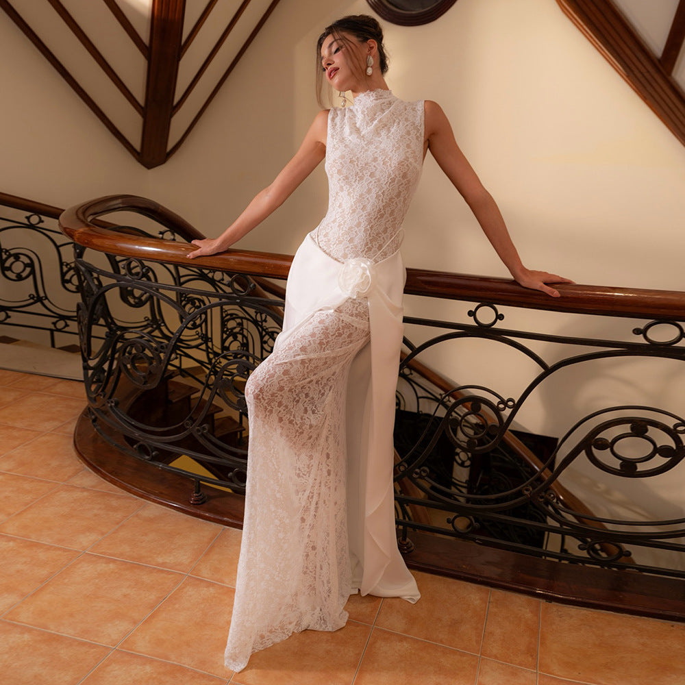 Floral lace dress