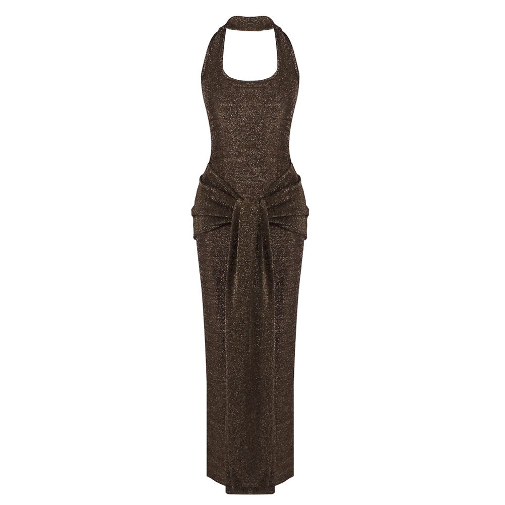 Shapewear U-neck ribbon dress