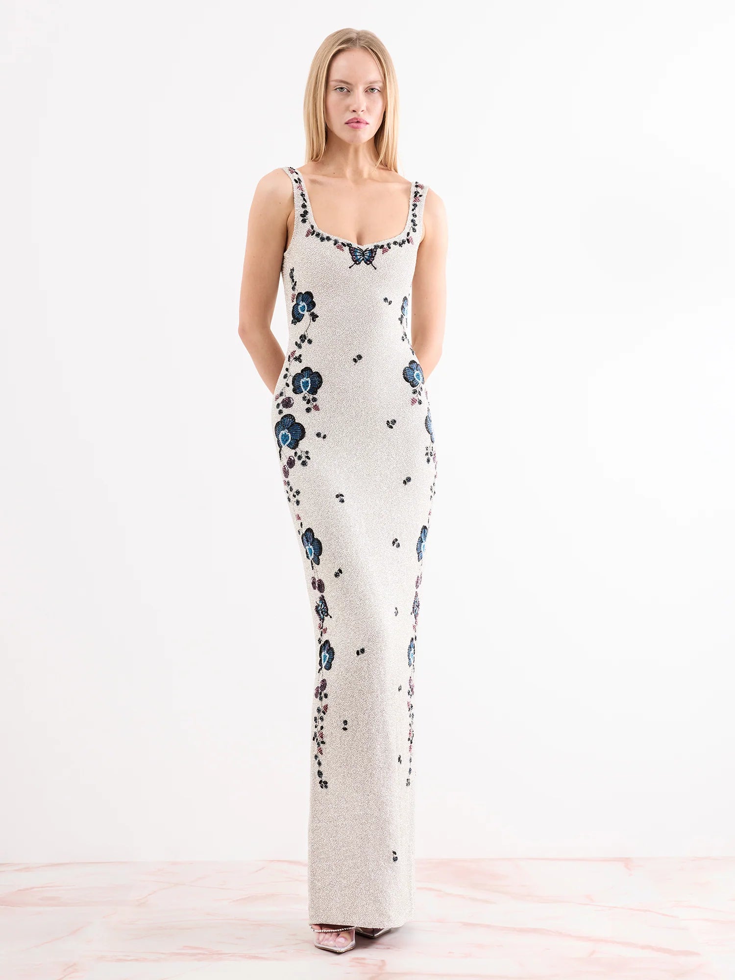 Orchid Gown - Silver