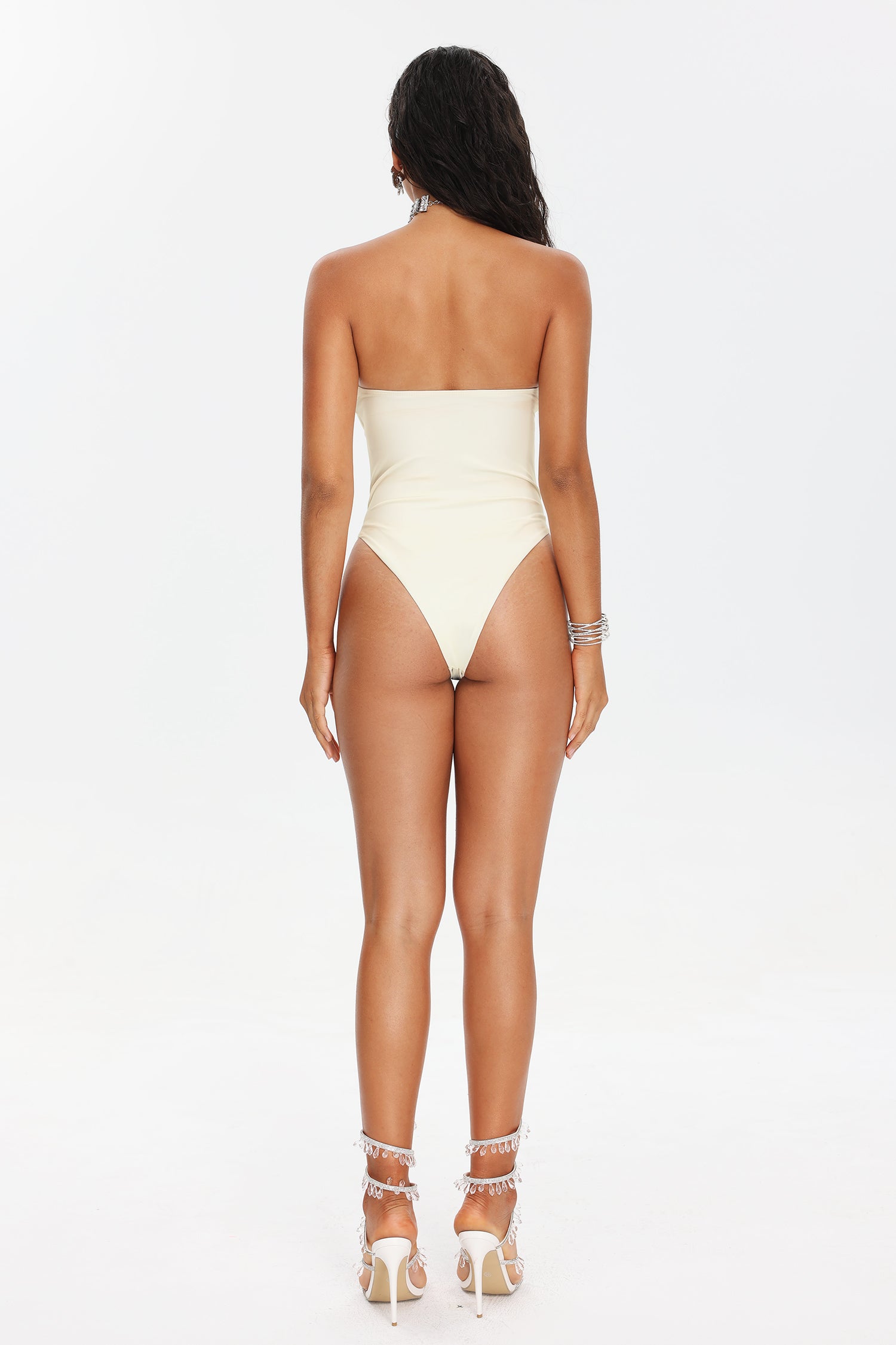Pana Flower Cut Out Swimsuit	