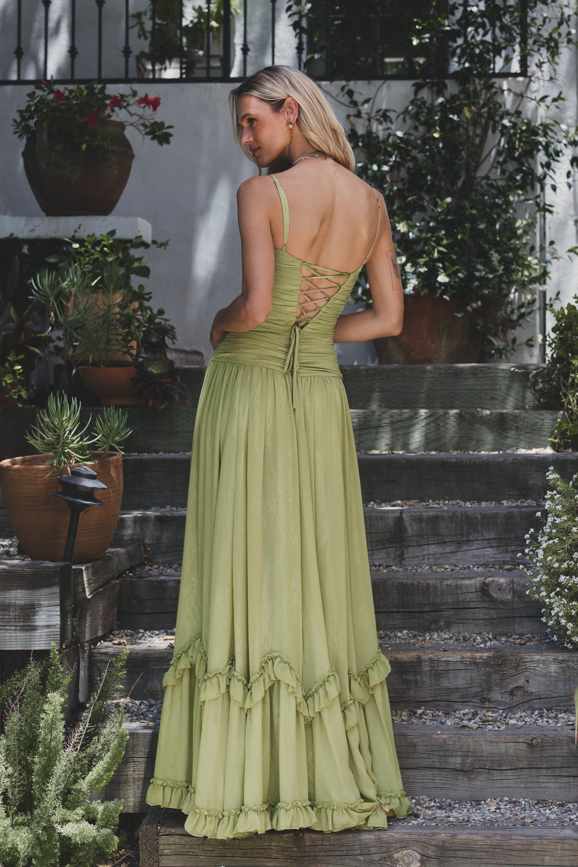 The Persephone Dress in Fern - PRE-ORDER 4