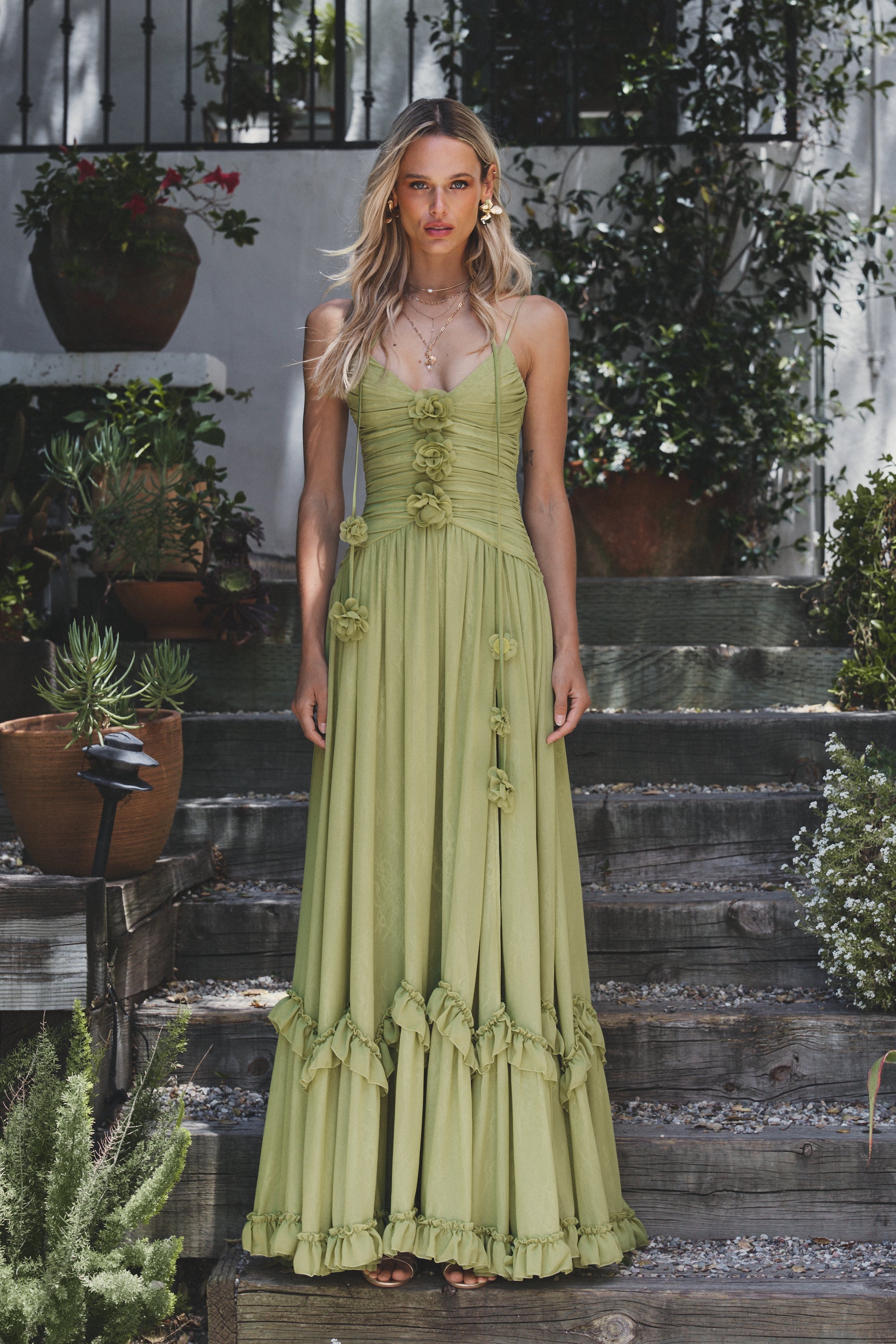 The Persephone Dress in Fern - PRE-ORDER 1