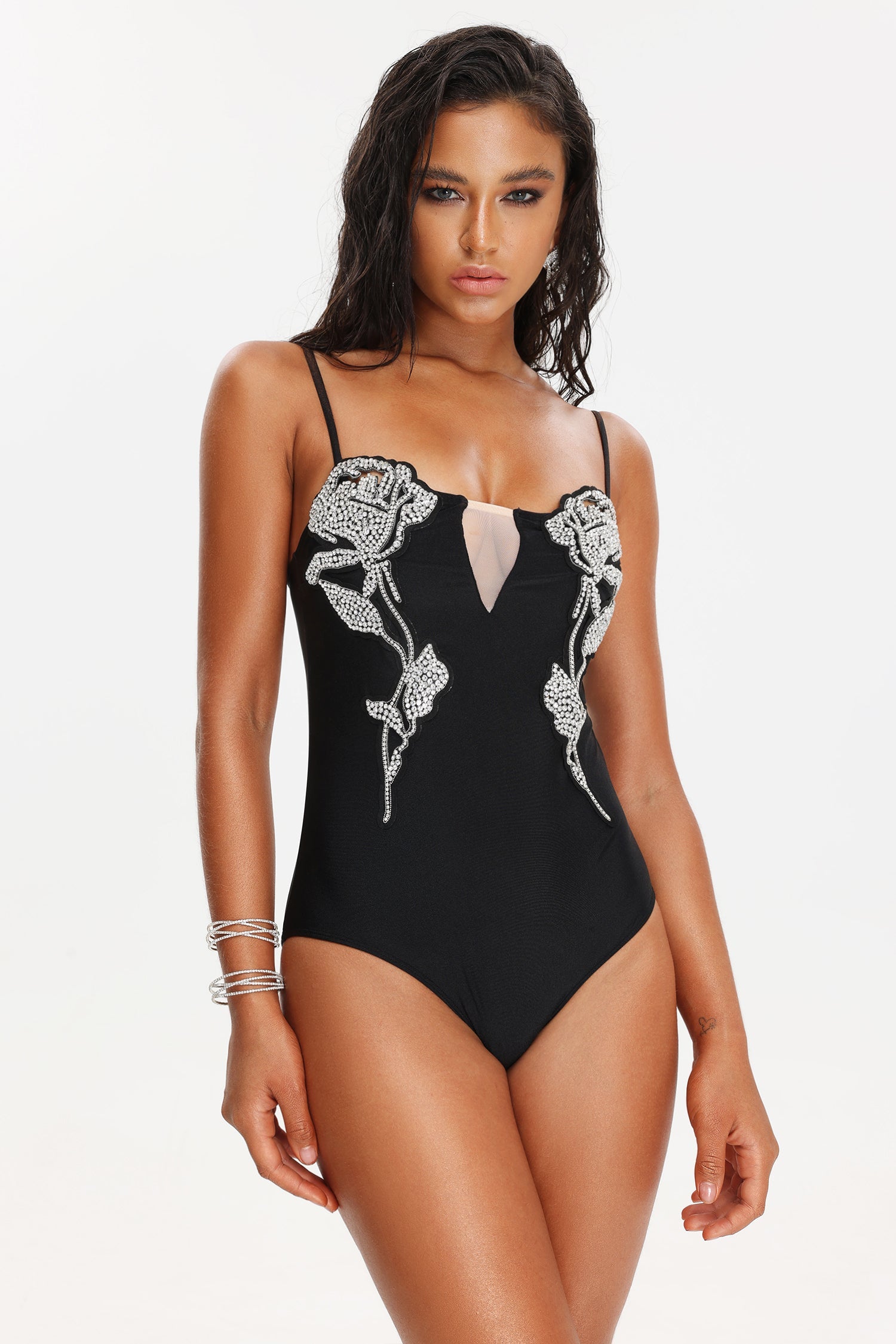 Rachel Flower Diamond Swimsuit	
