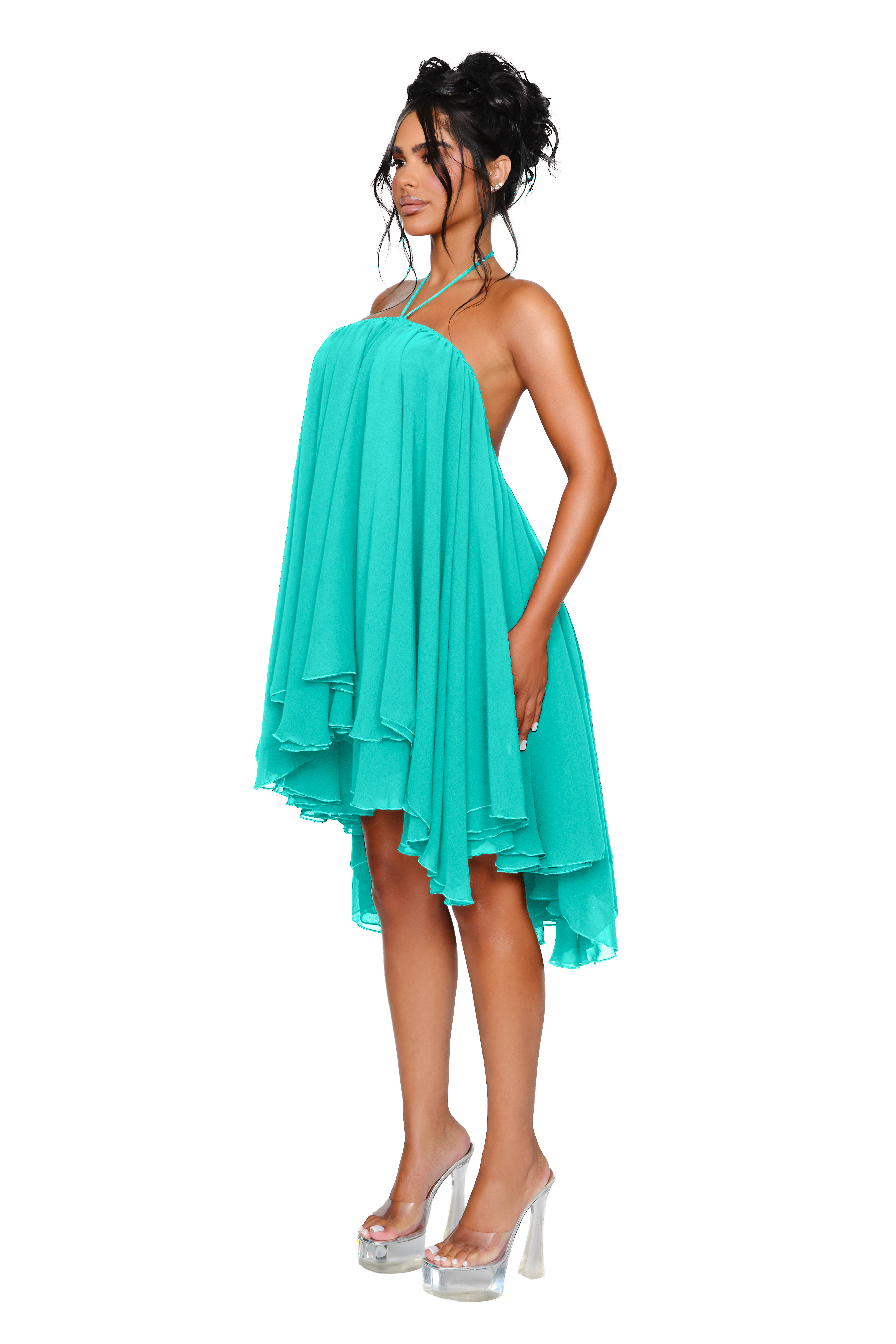 Thar Dress - Aqua Blue 2