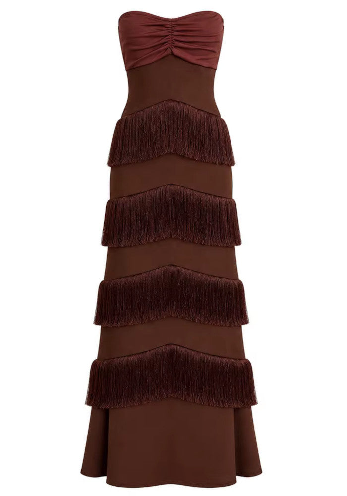 Hera Fringe Maxi Dress
