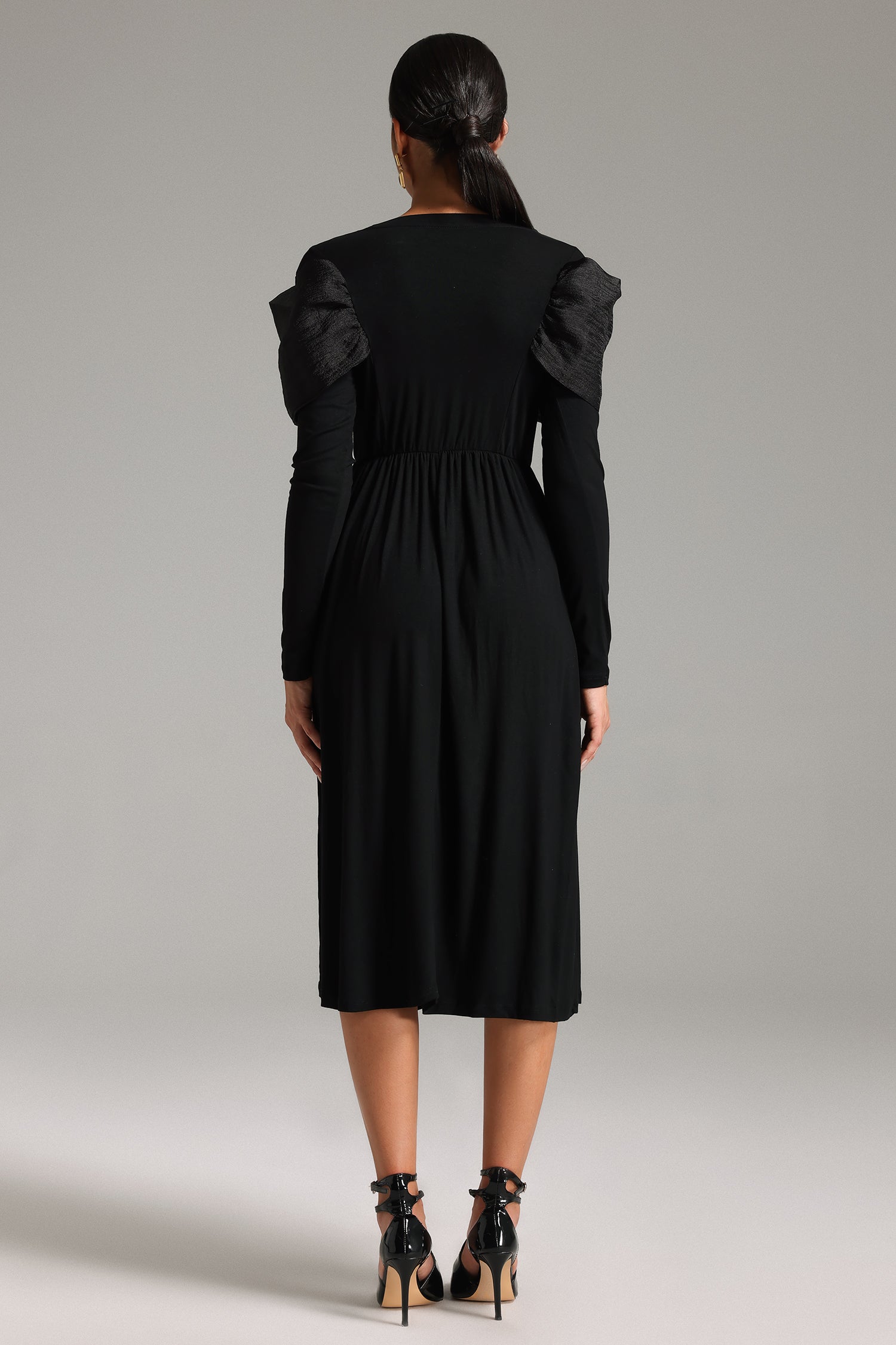 Tanisha Patchwork Bow Dress