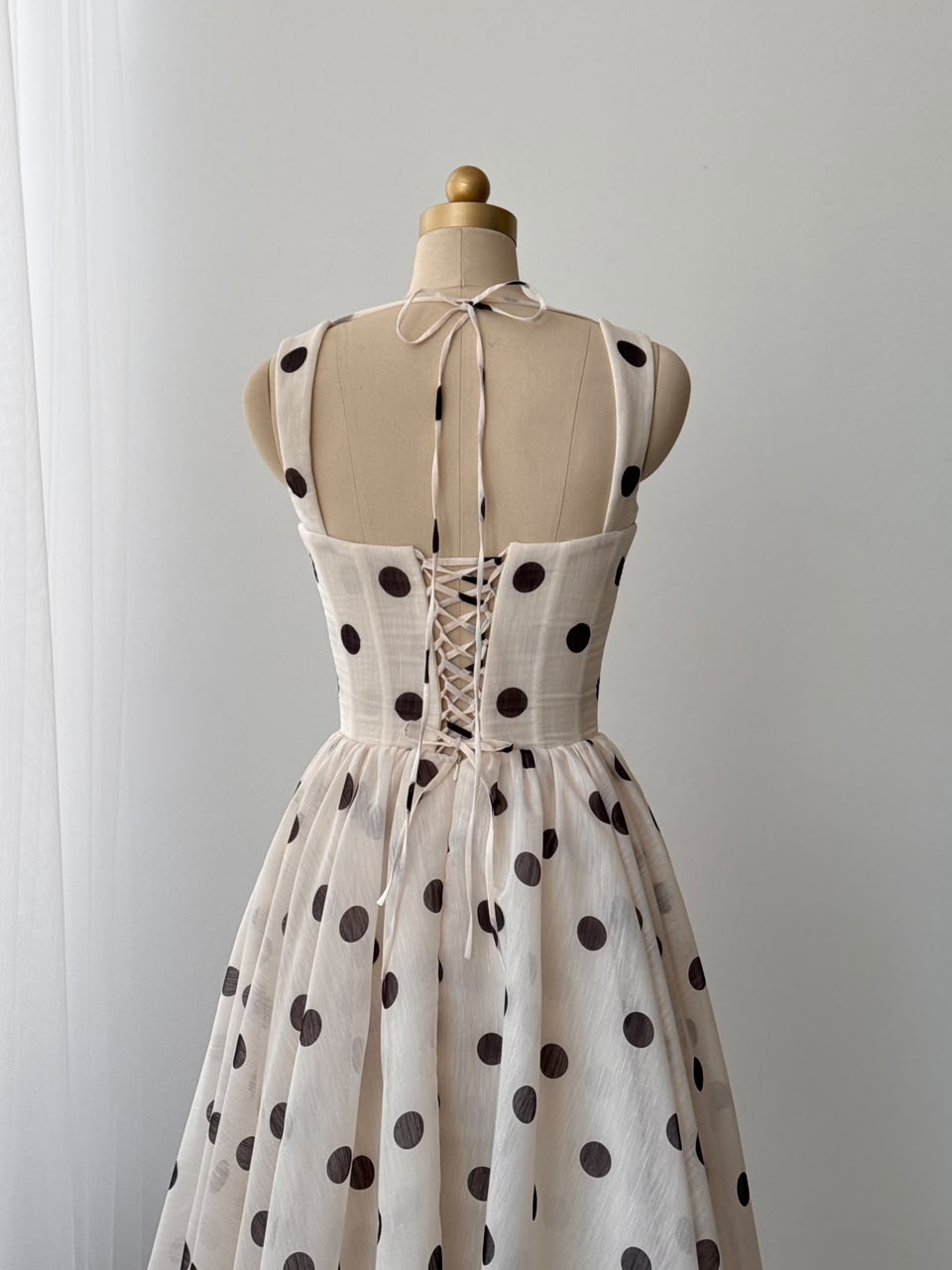 Dolce Polka Midi Dress 3