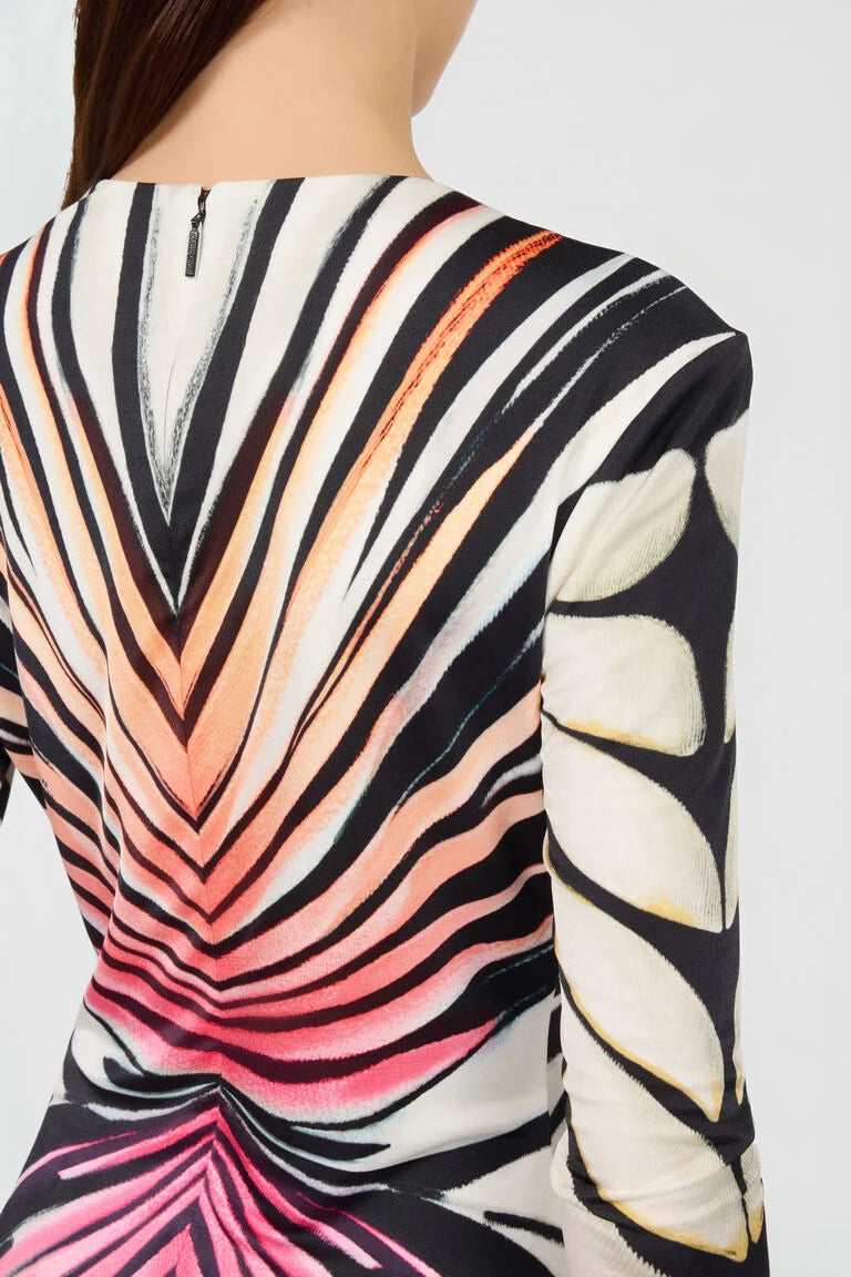 Maxikleid Mit Ray Of Paradise-Print