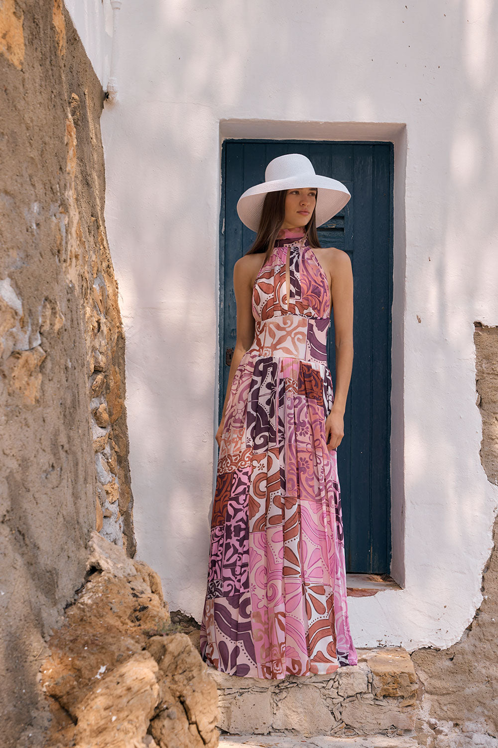 Margot Pleated Dress - Mosaica 2