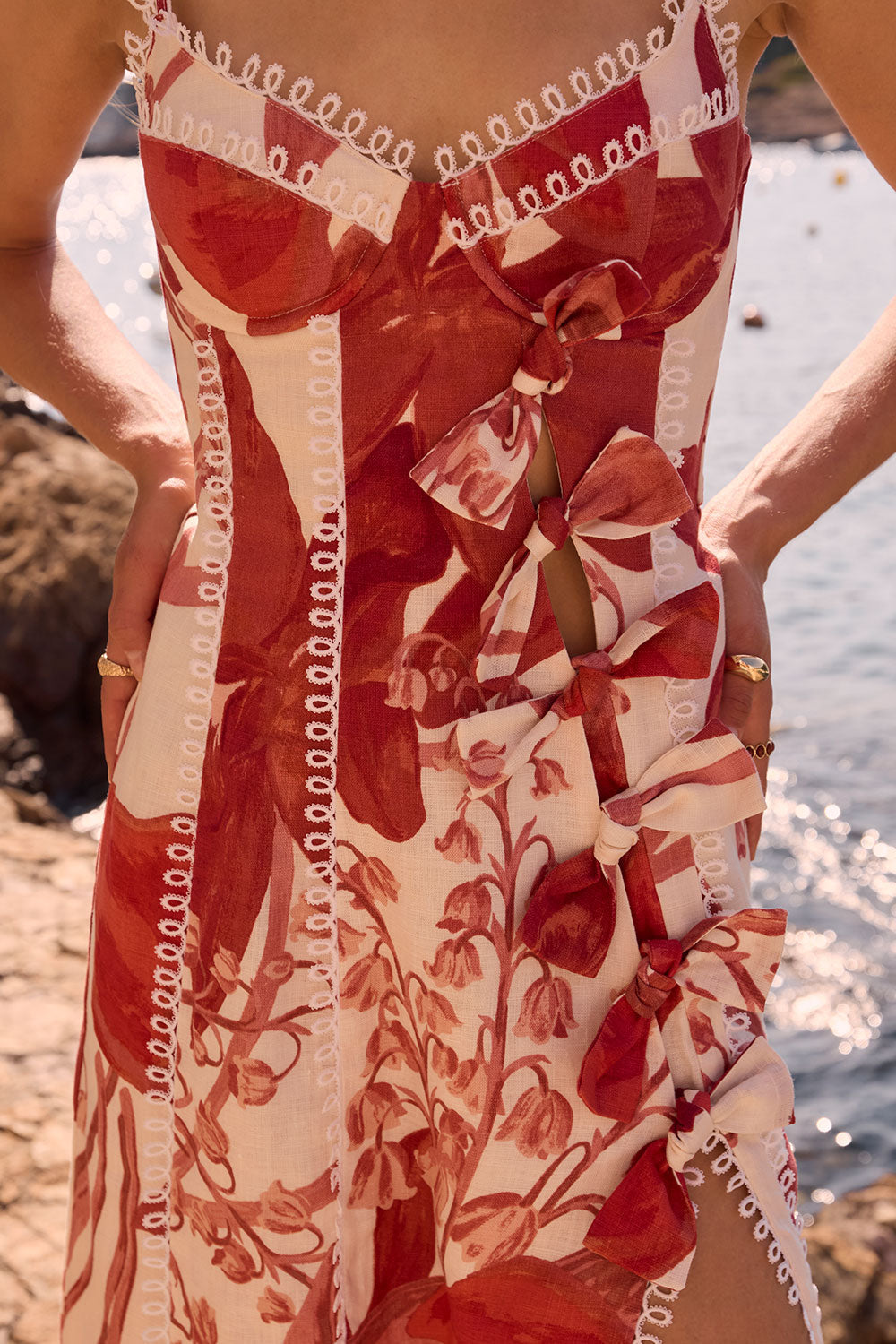 Darla Bow Dress - Calla Floral 3