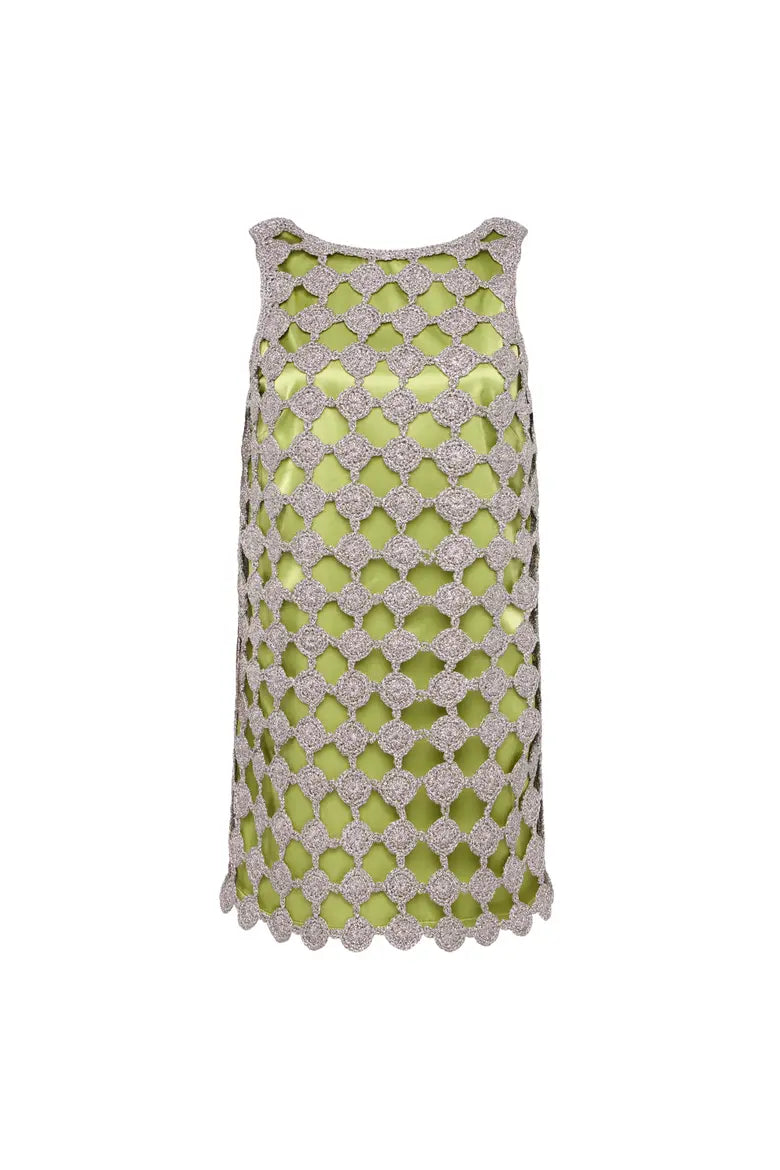 Sina Crochet Mini Dress