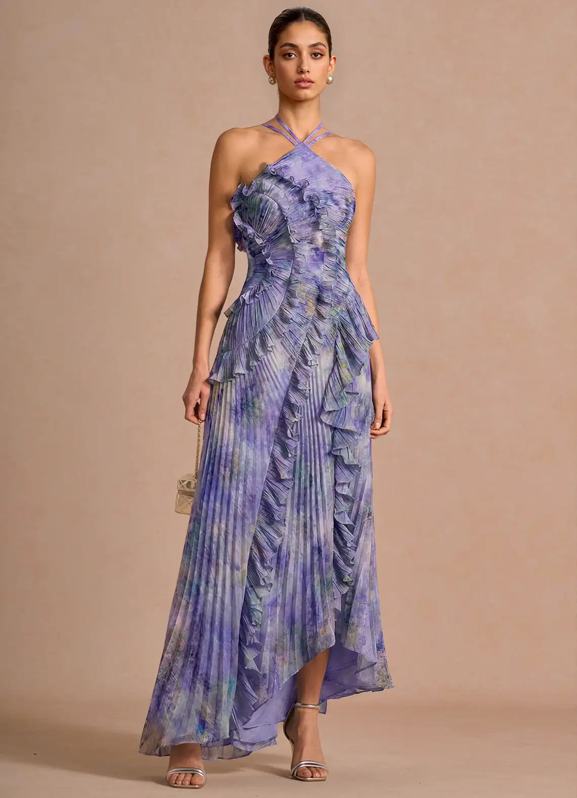 Hatsu Lilac Maxi Dress