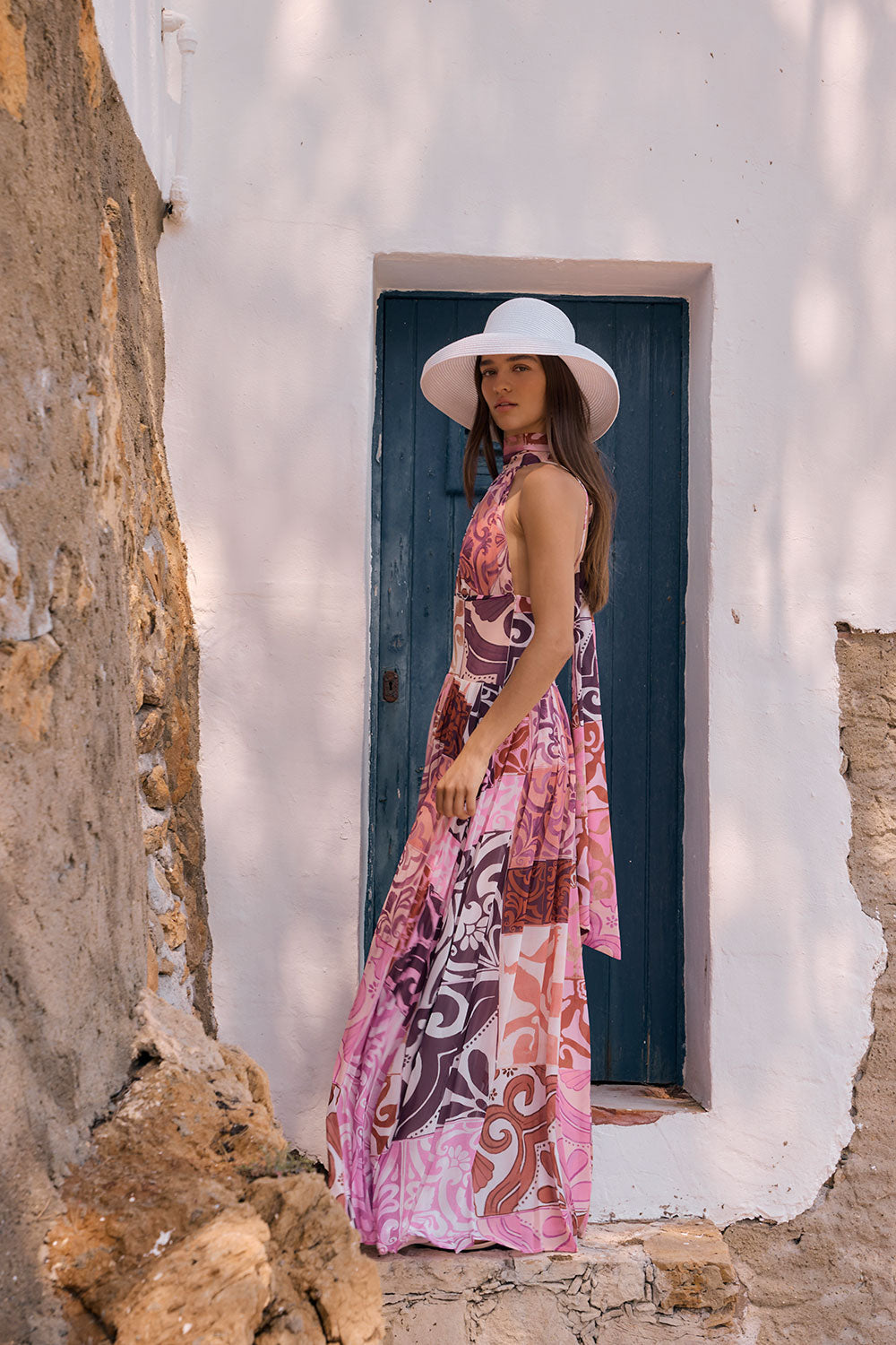 Margot Pleated Dress - Mosaica 3