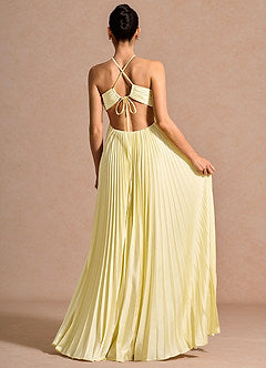 Josephine Lemon Sorbet Maxi Dress | Azazie 2