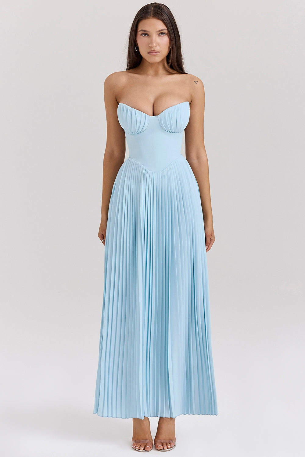 Blue Elegant Maxi Dress