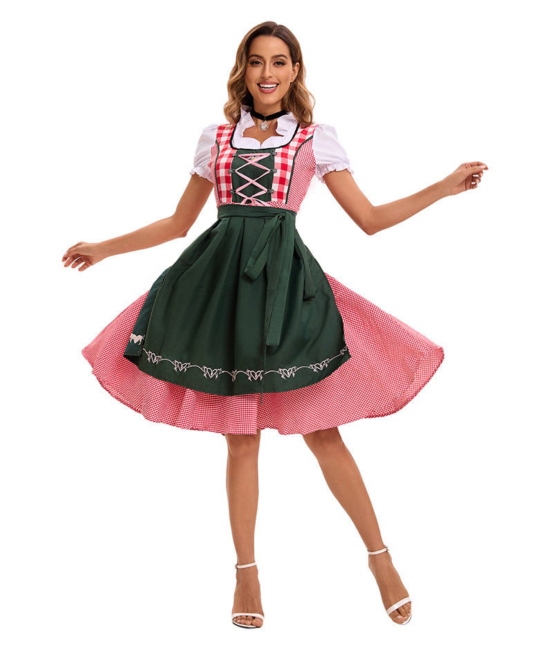 DirndlPop Rot Mila Dirndl? Bayern?Kost¨¹me?f¨¹r?das?Bierfest	