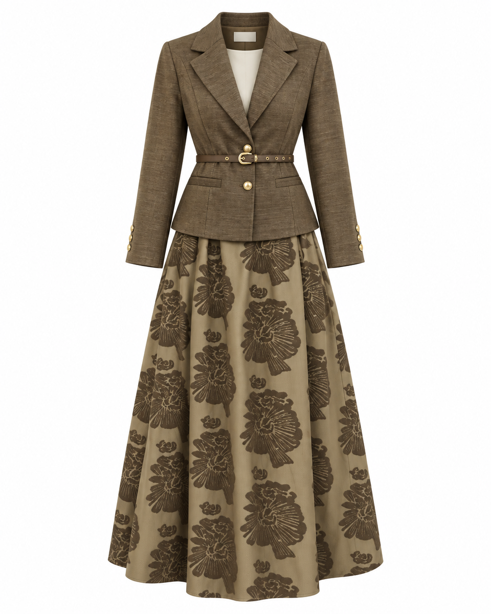 Vintage Hazel Suit Dress