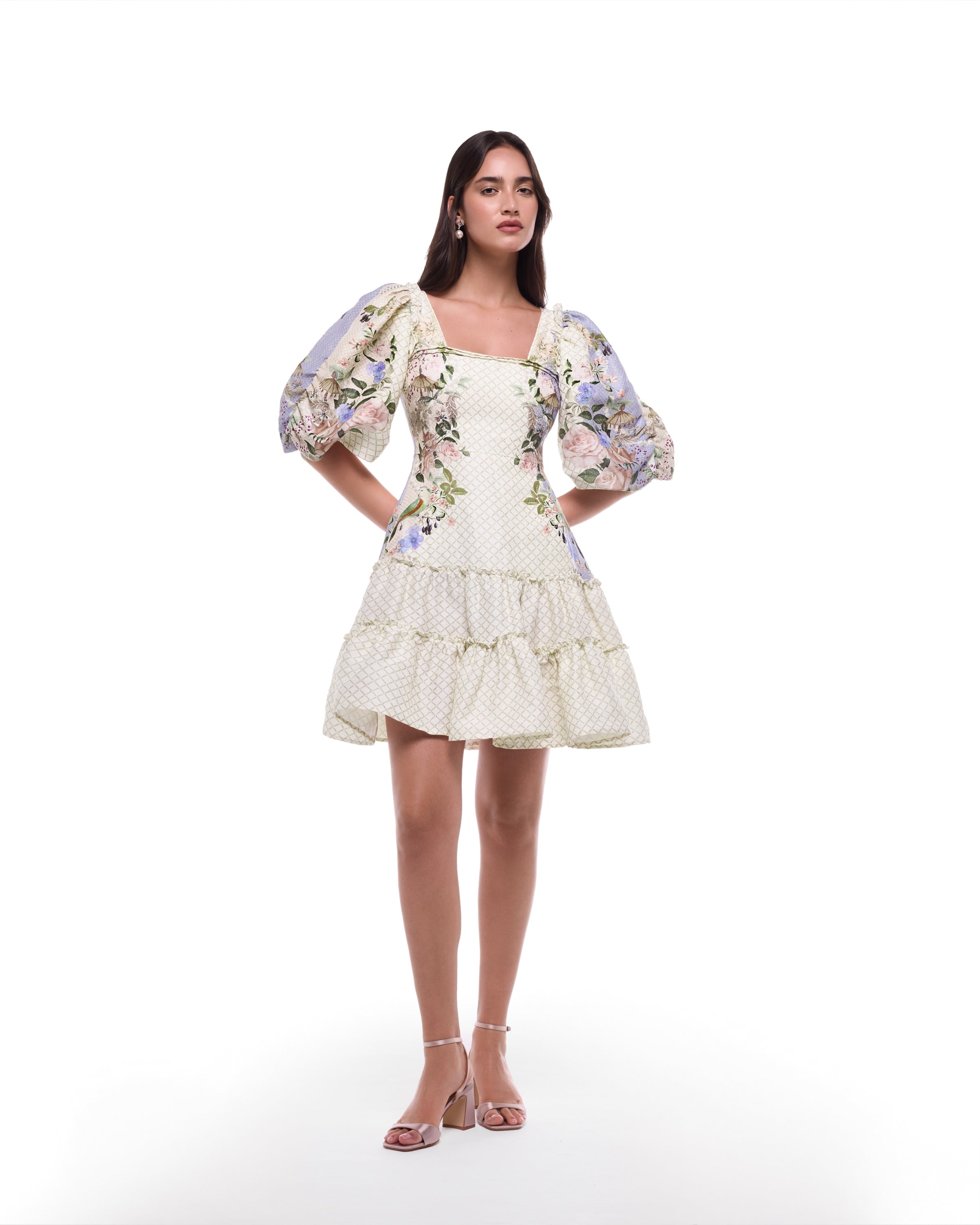 Florienn Mini Dress – Jardin Print