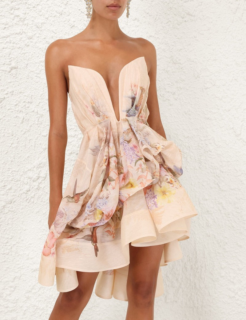Illuminate Draped Mini Dress