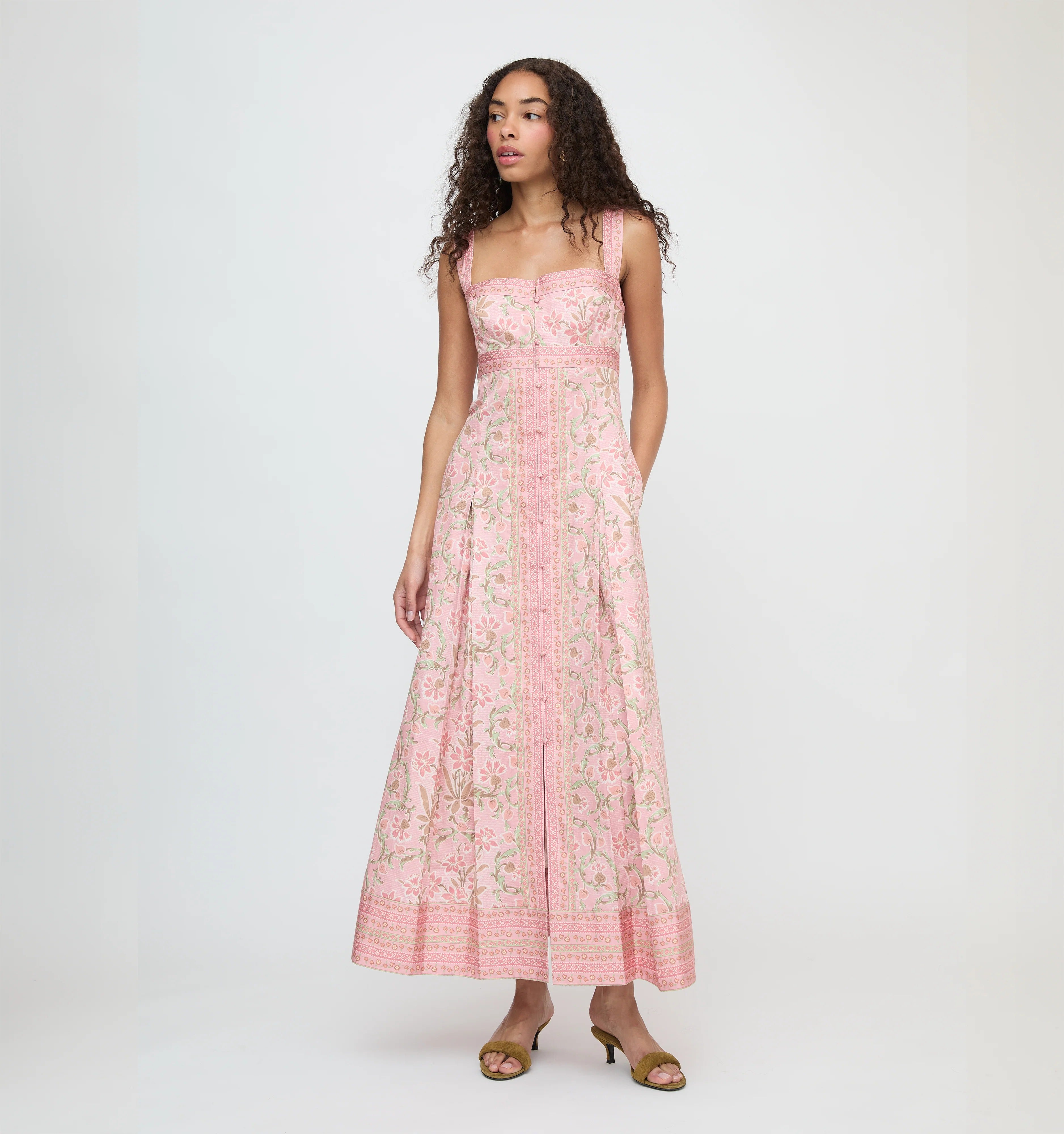 The Hope Dress - Daffodil Brocade