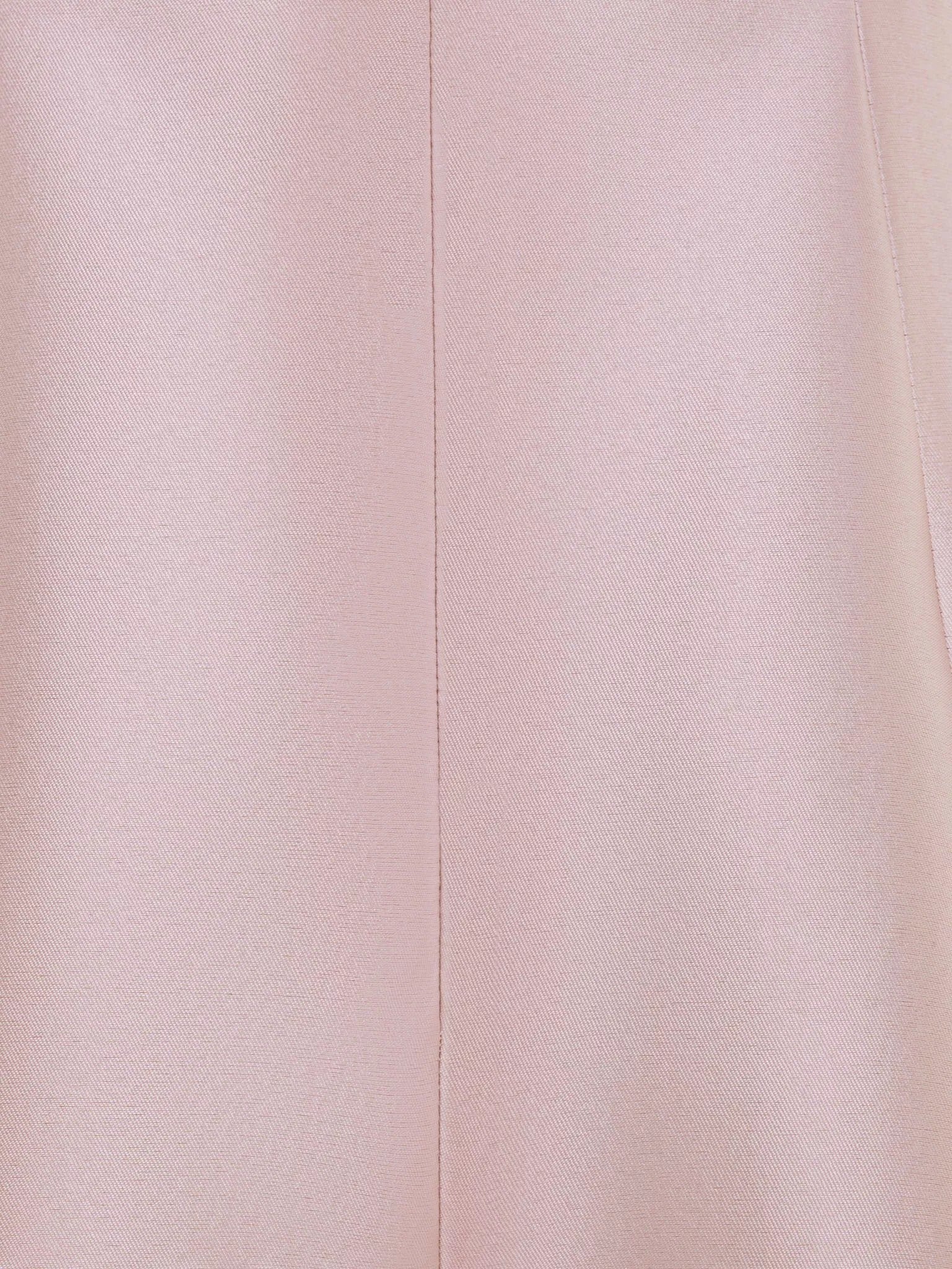 Midi dress with puff sleeves and puffy skirt